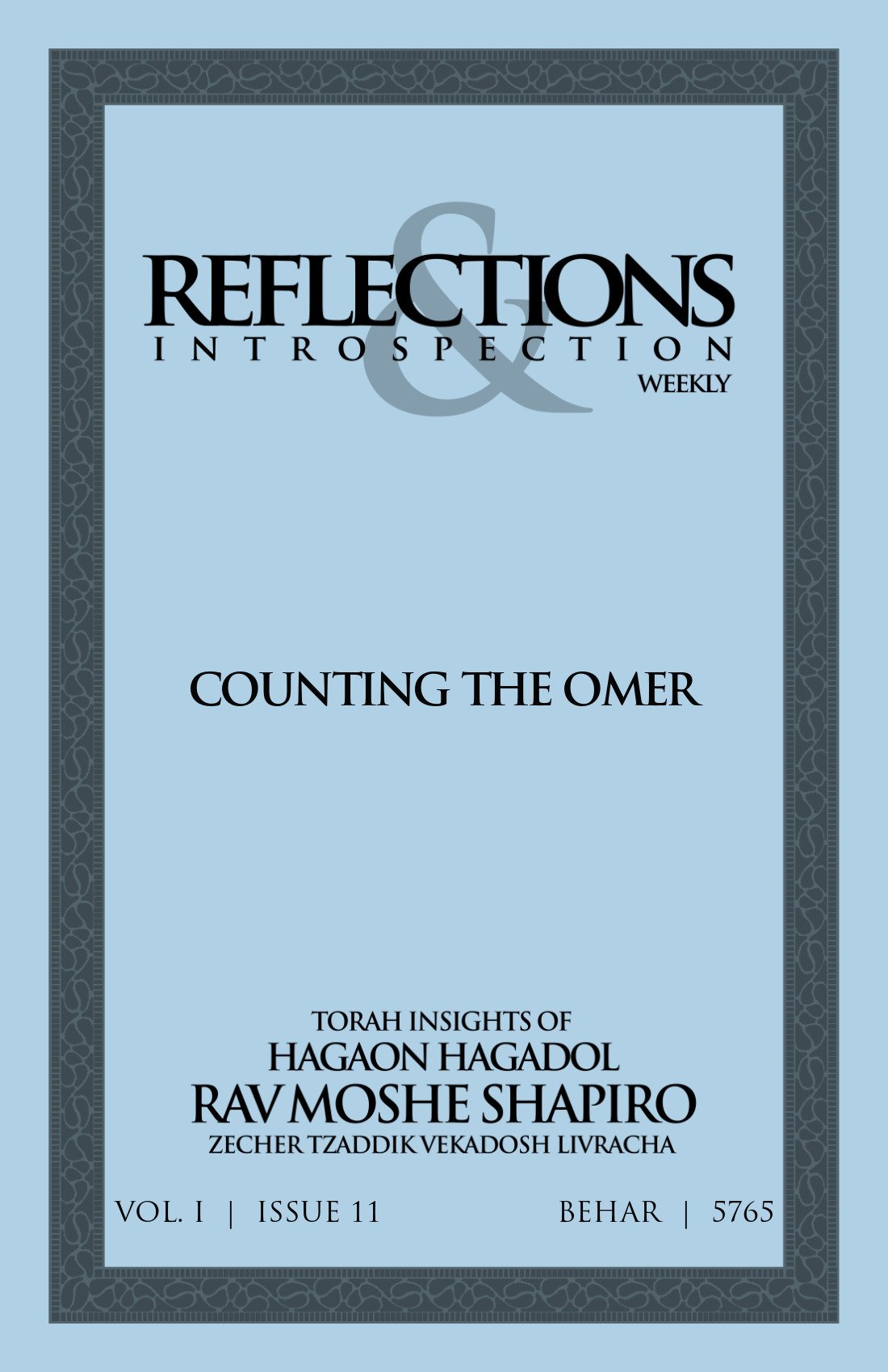 Cover of Counting the Omer