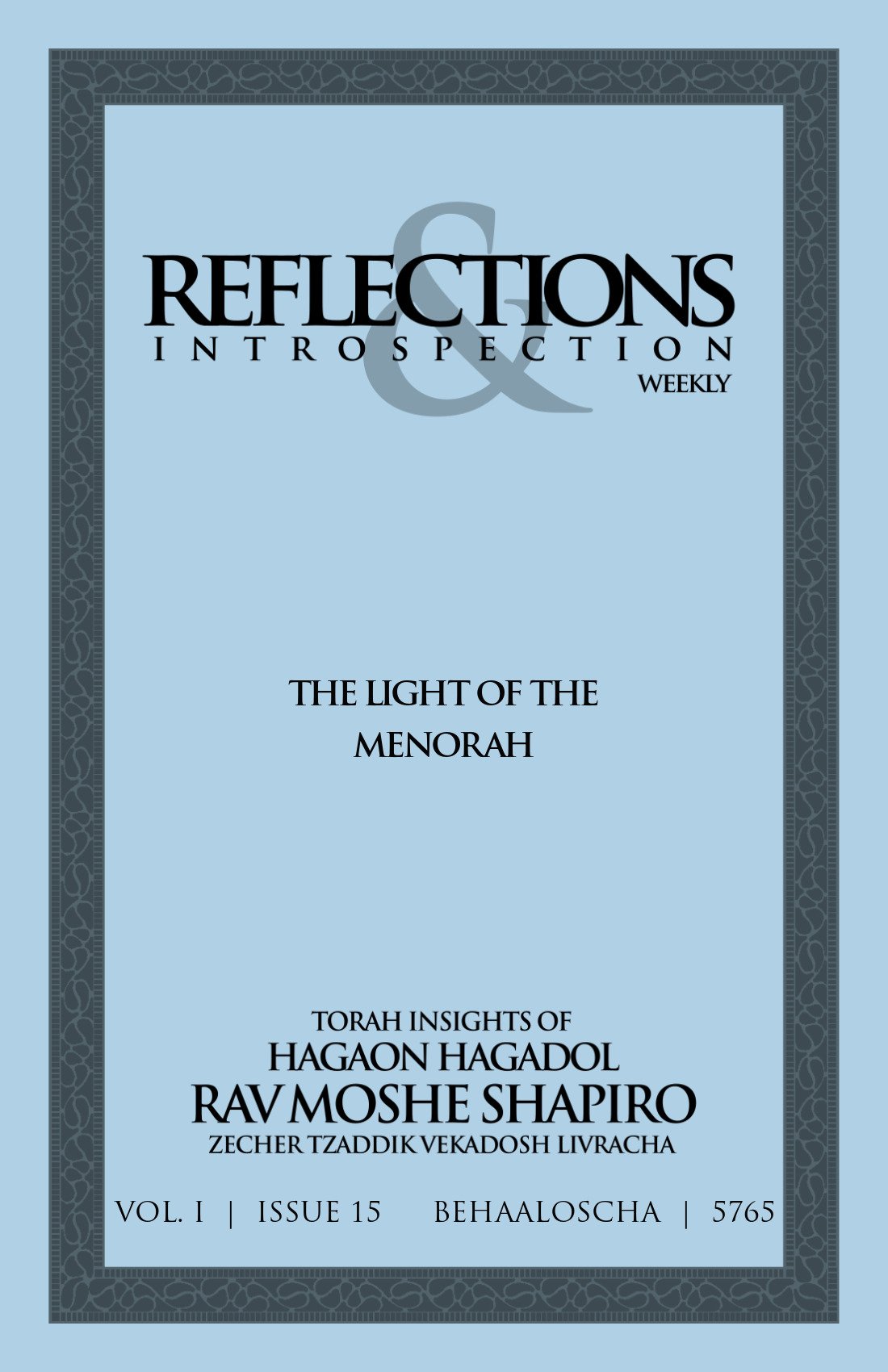Cover of The Light of the Menorah
