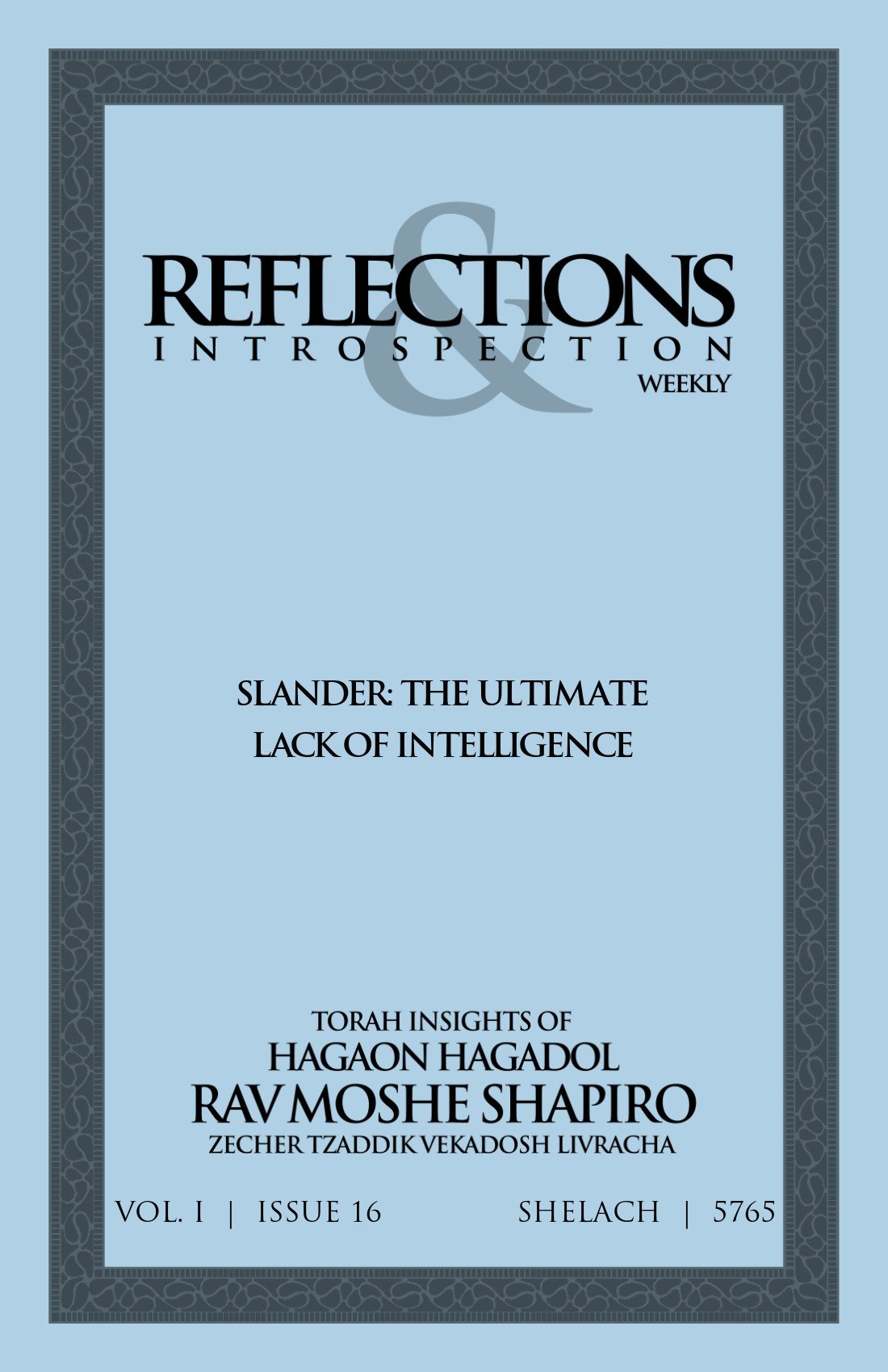 Cover of Slander: The Ultimate Lack of Intelligence