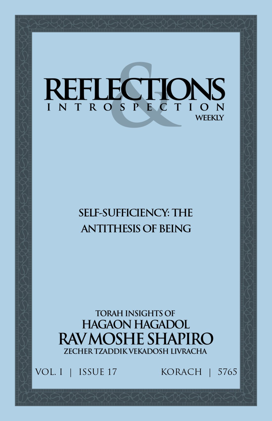 Cover of Self-Sufficiency: The Antithesis of Being
