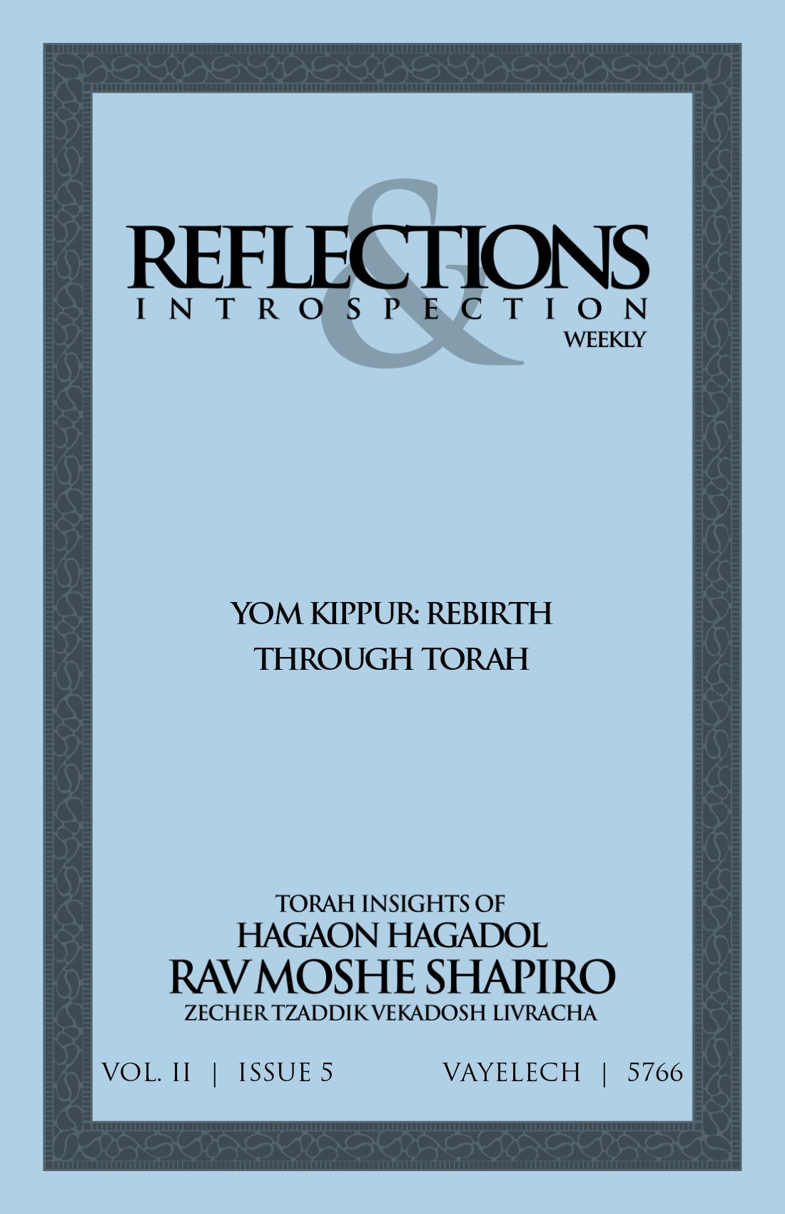 Cover of Yom Kippur: Rebirth Through Torah