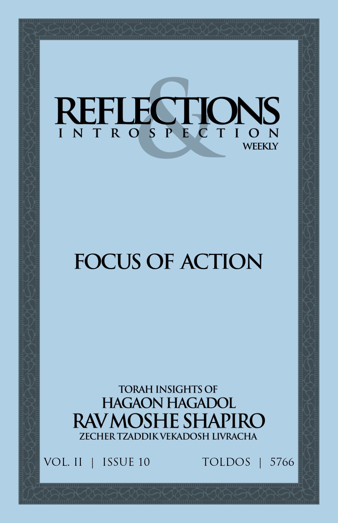 Cover of Focus of Action