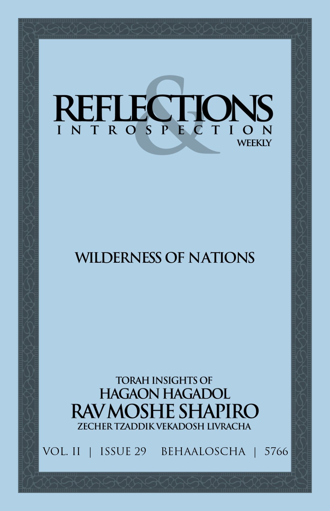 Cover of Wilderness of Nations