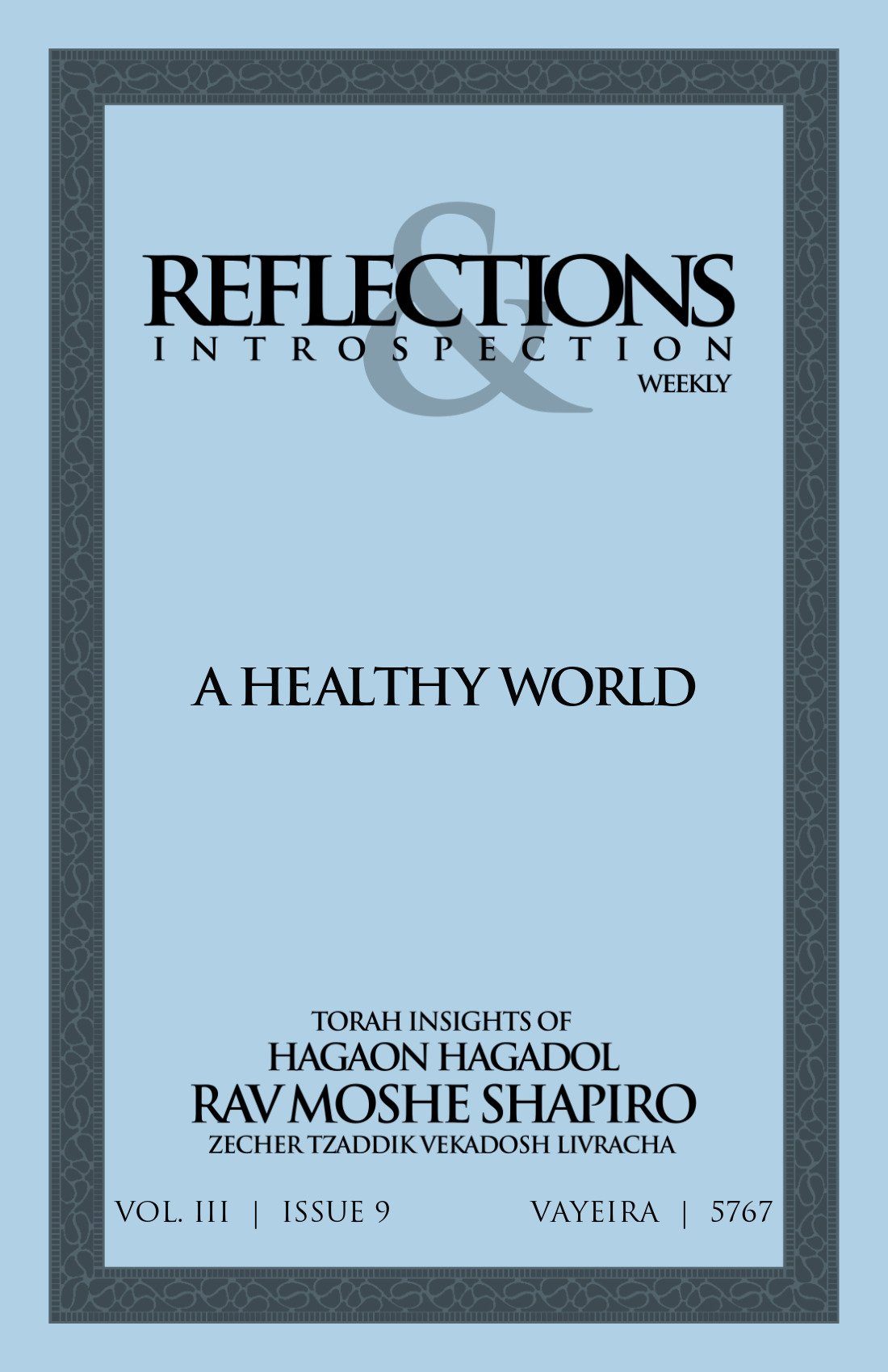Cover of A Healthy World