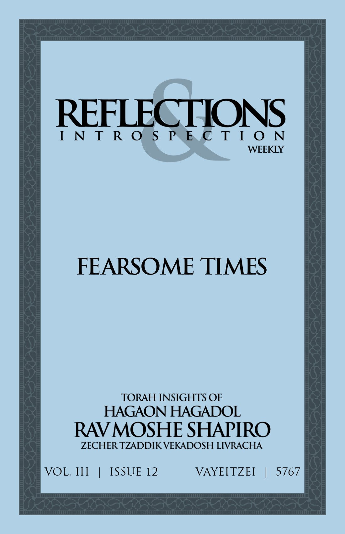 Cover of Fearsome Times