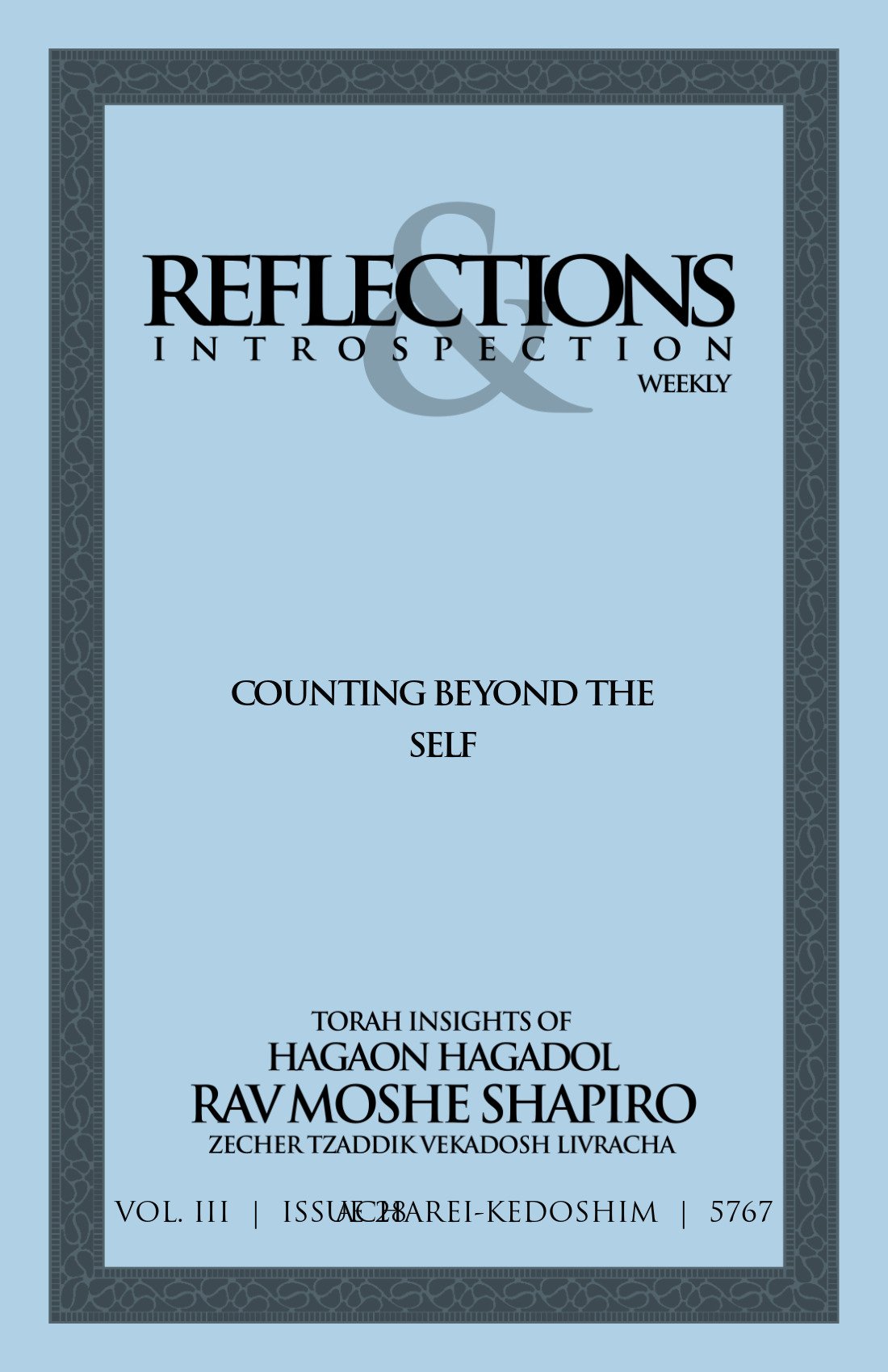 Cover of Counting Beyond the Self