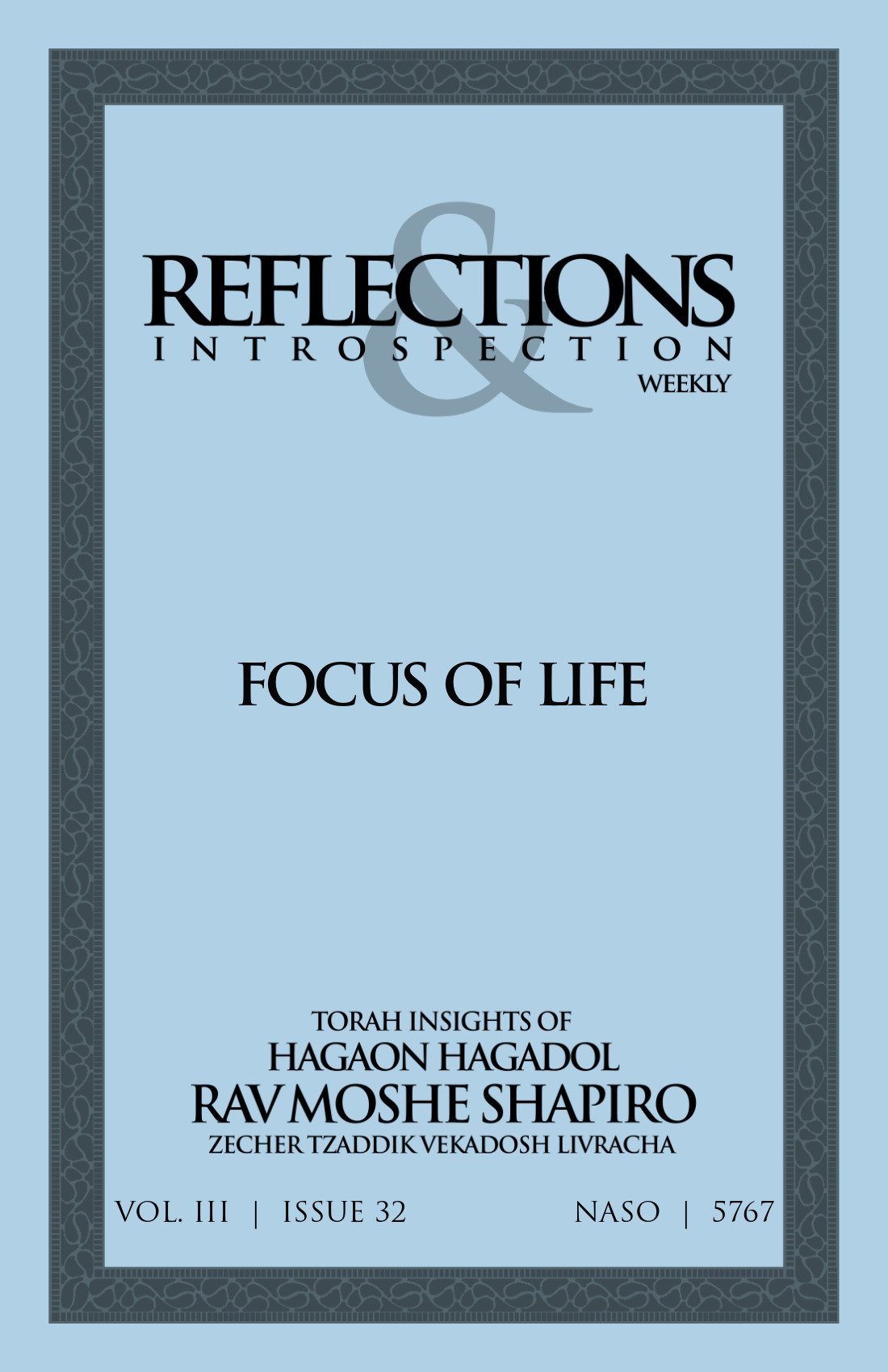 Cover of Focus of Life
