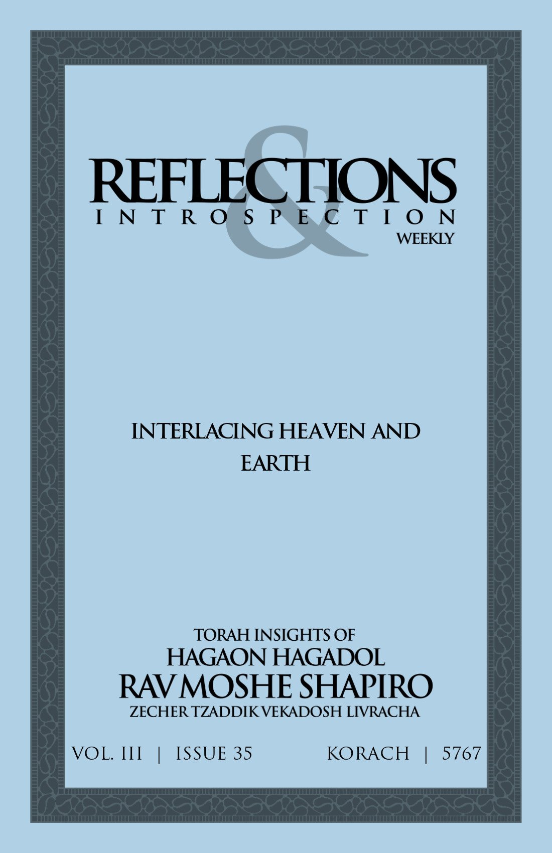 Cover of Interlacing Heaven and Earth