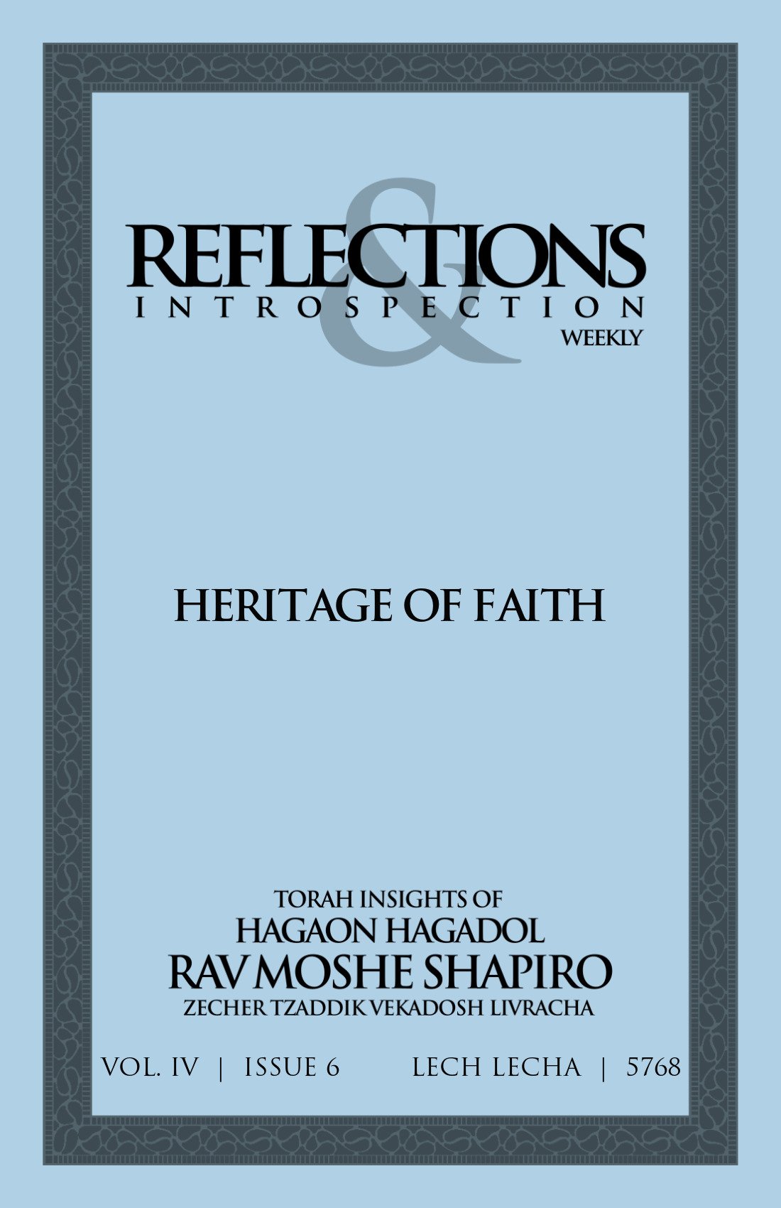 Cover of Heritage of Faith