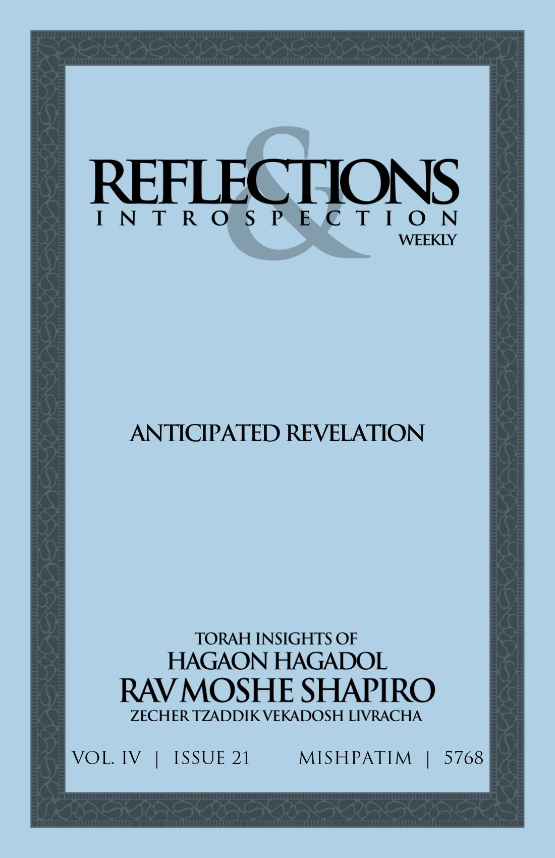 Cover of Anticipated Revelation