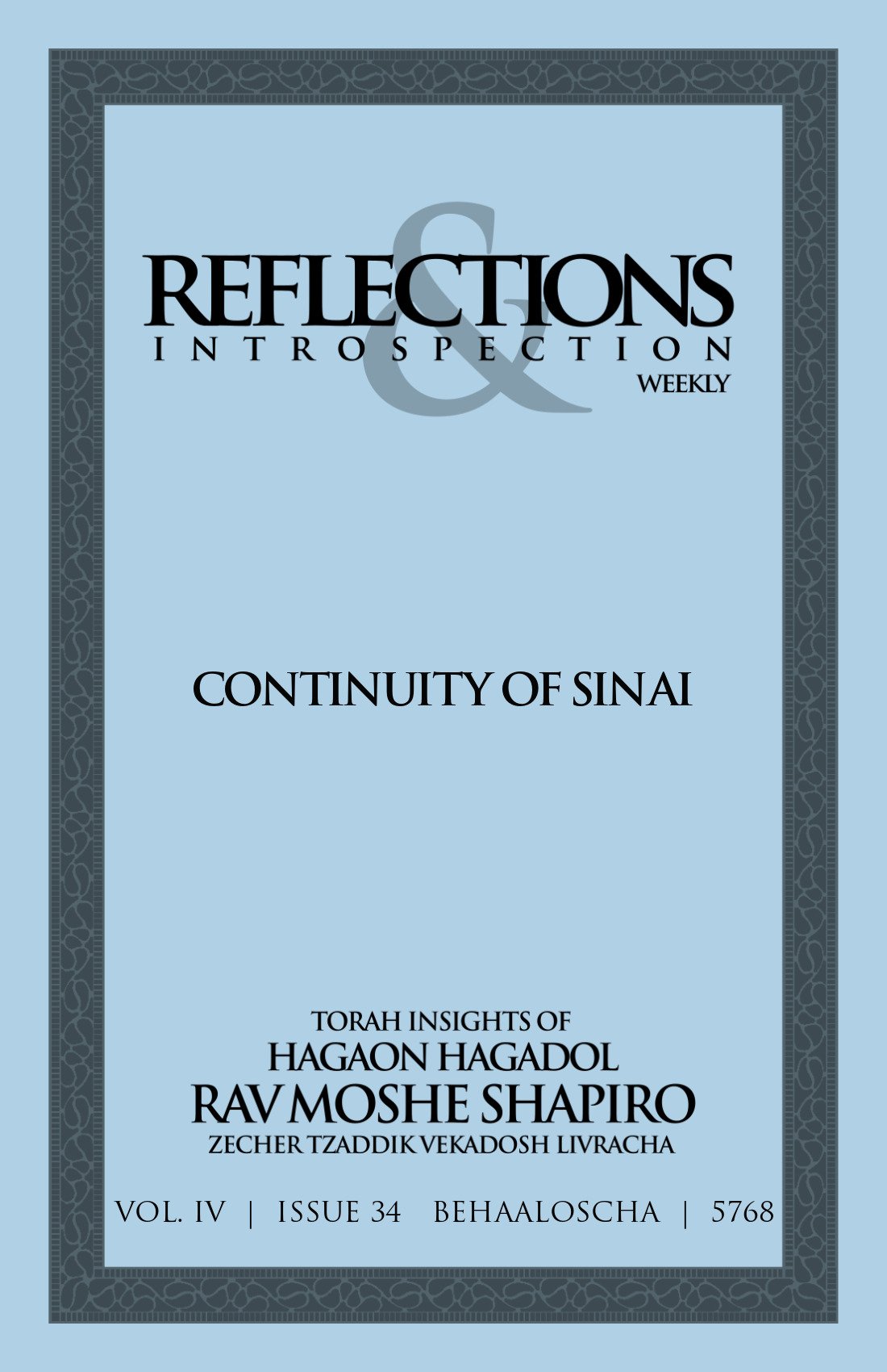 Cover of Continuity of Sinai