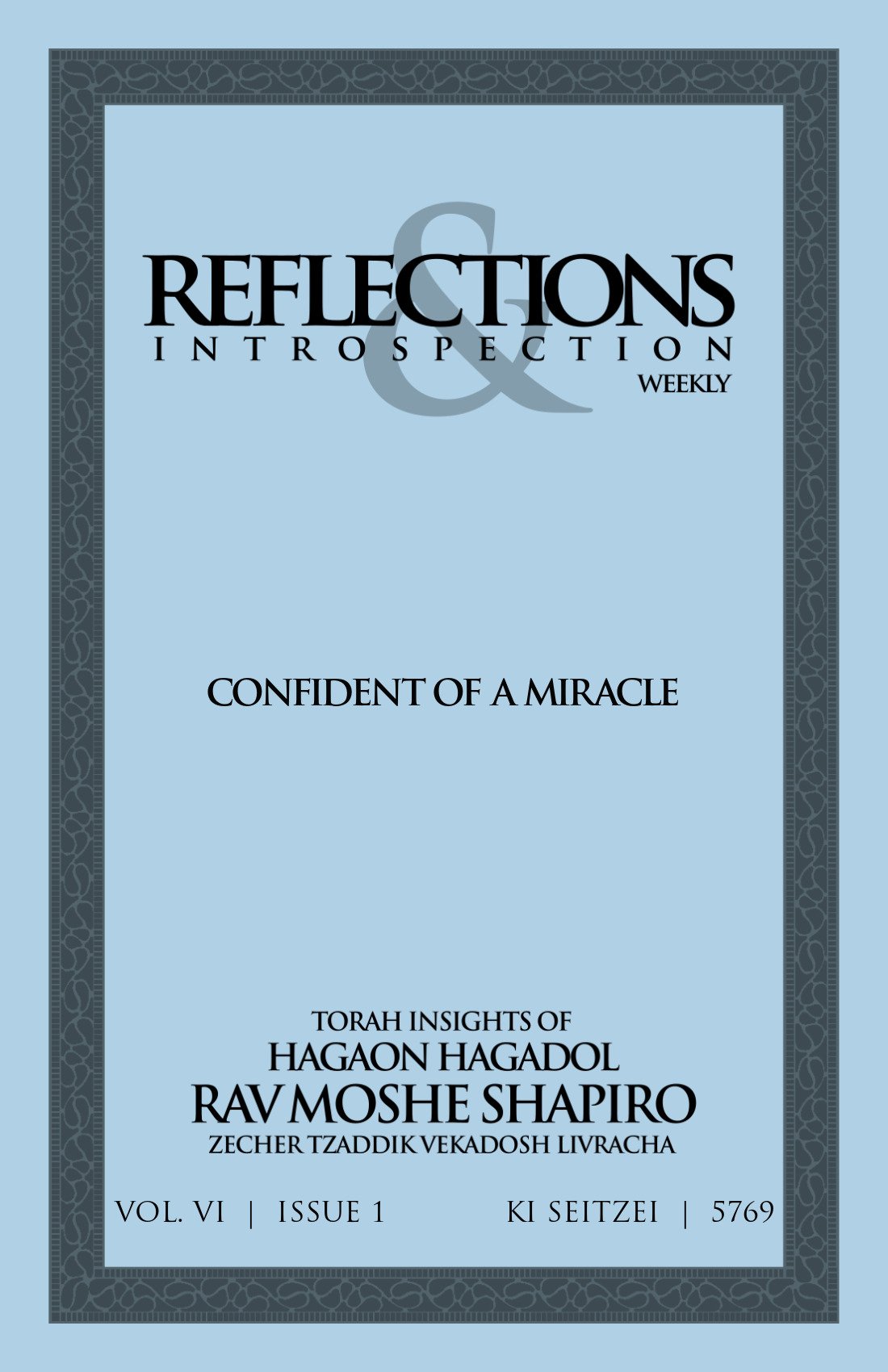 Cover of Confident of a Miracle