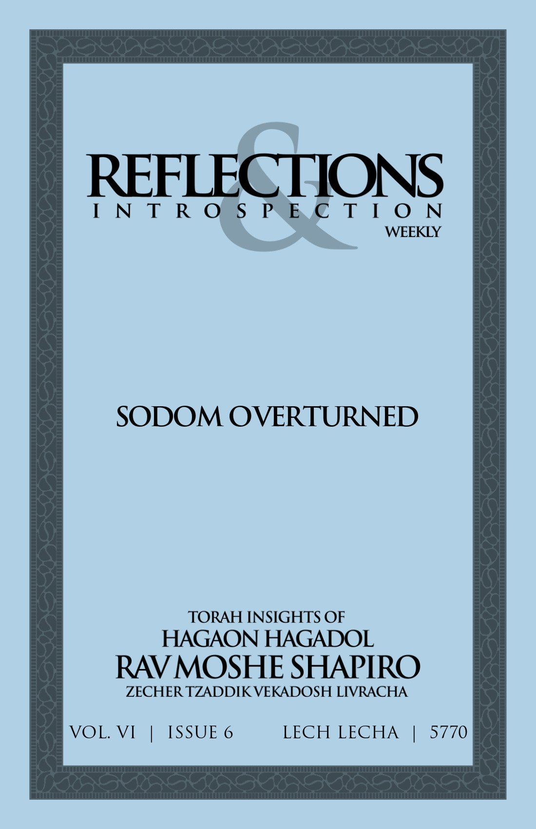 Cover of Sodom Overturned