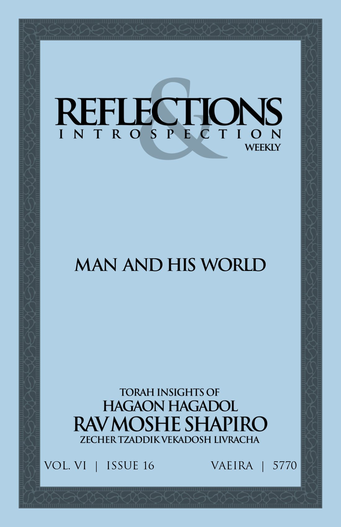 Cover of Man and His World