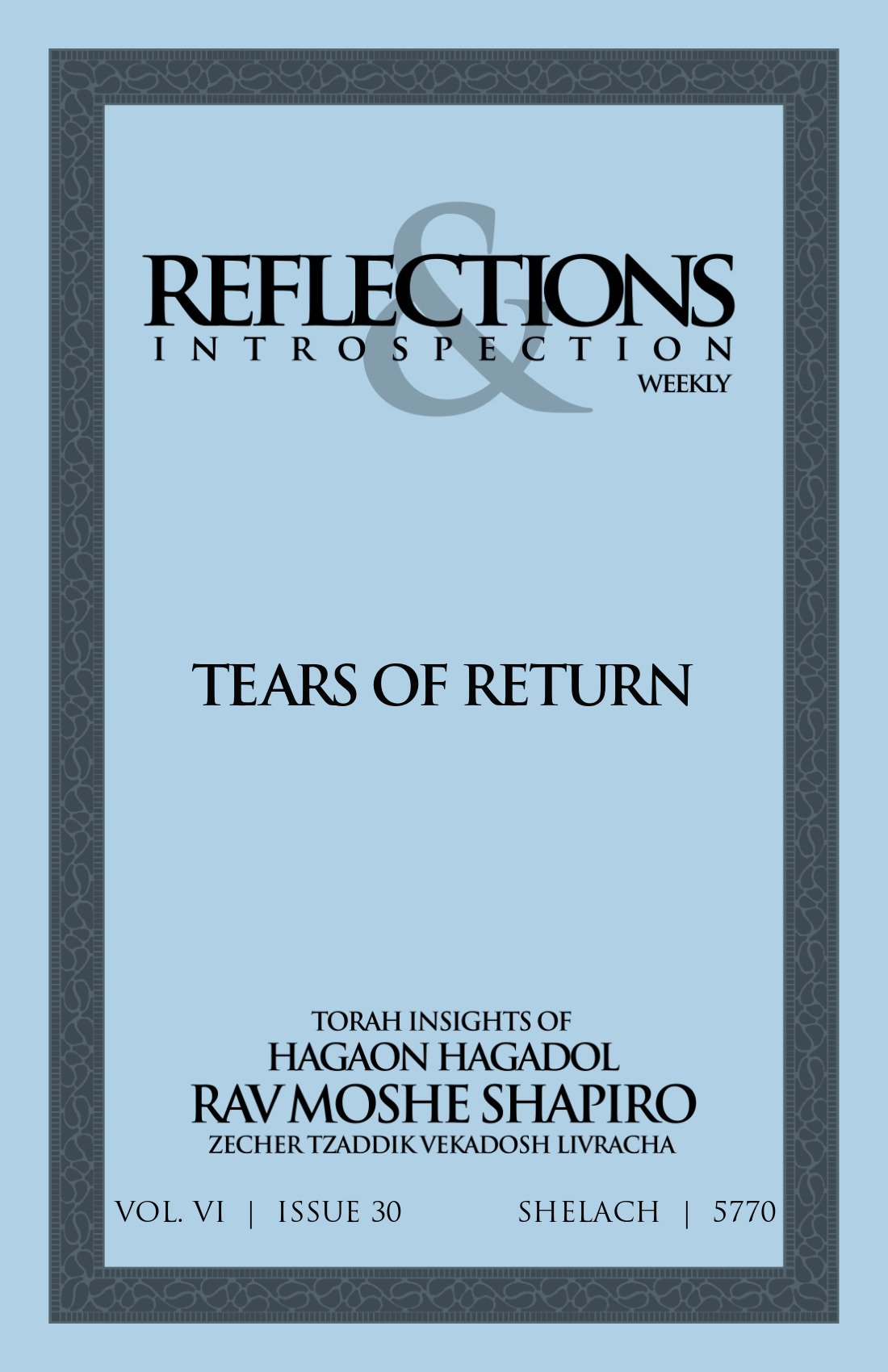 Cover of Tears of Return