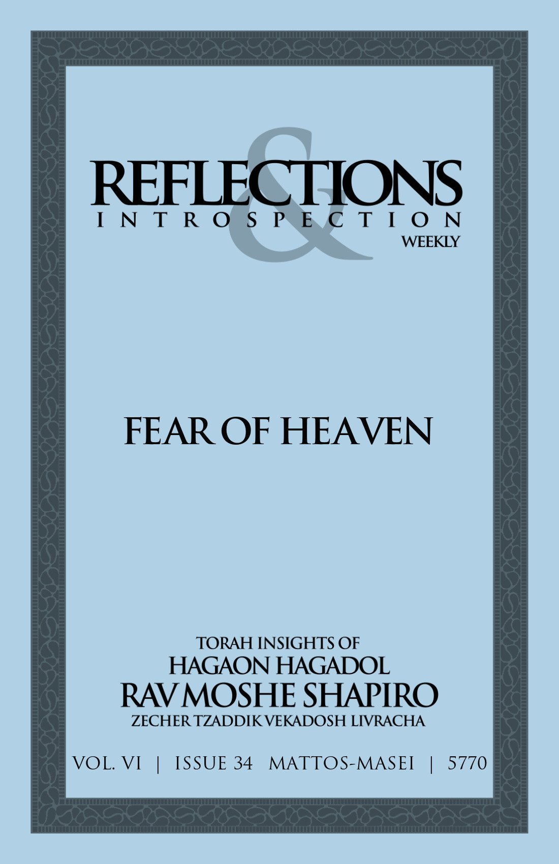 Cover of Fear of Heaven