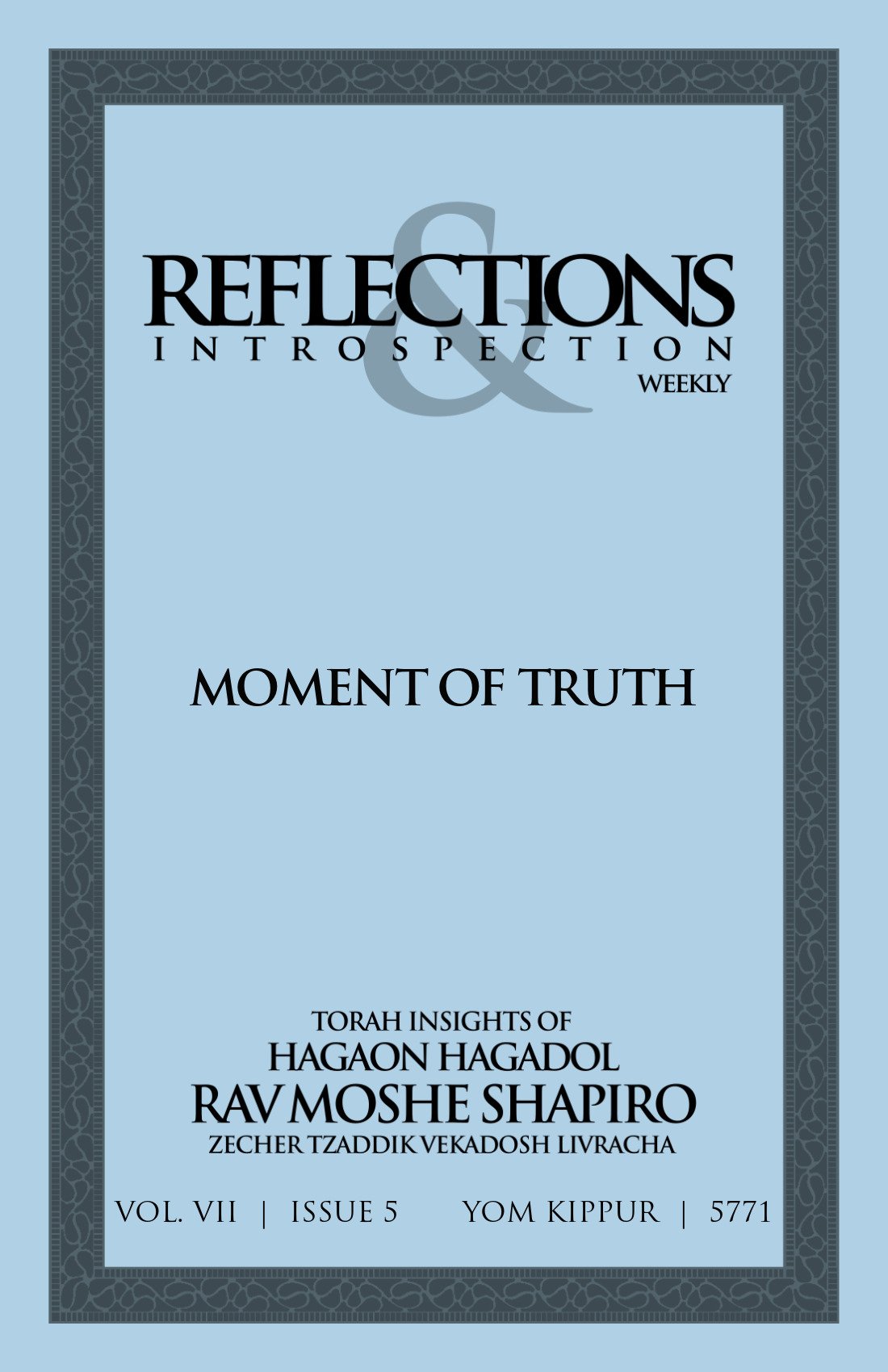 Cover of Moment of Truth