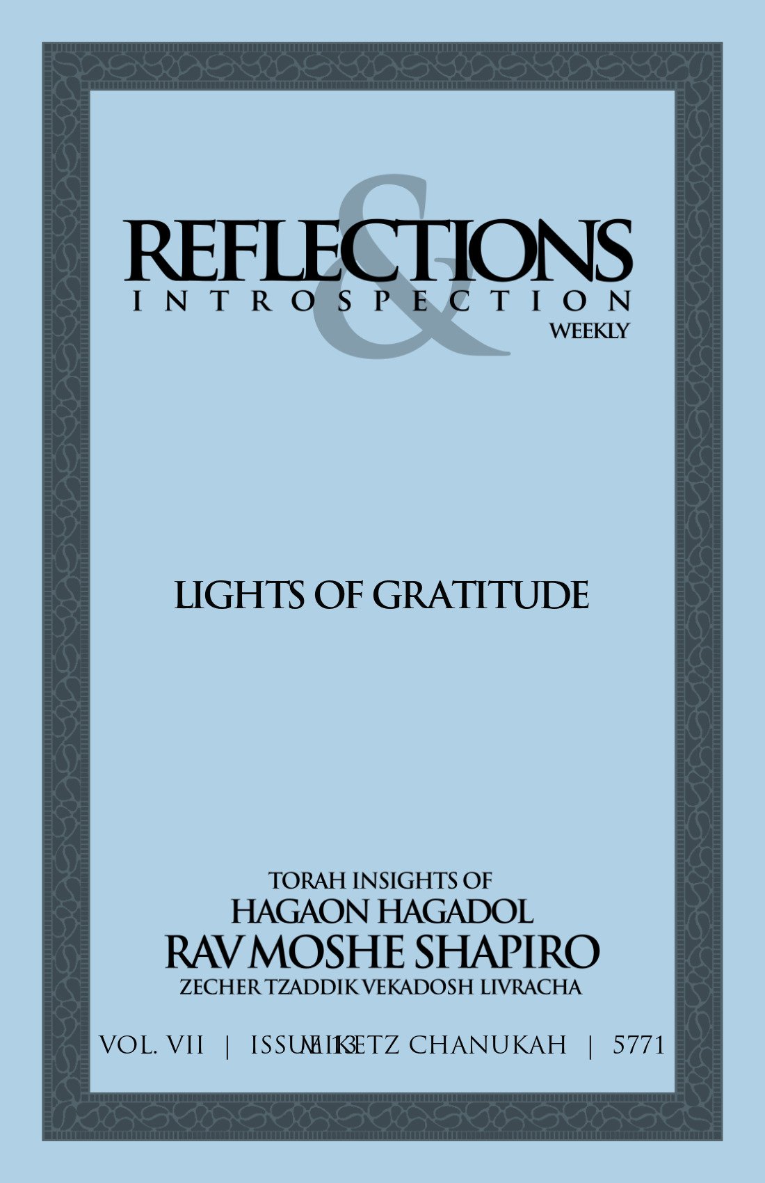 Cover of Lights of Gratitude
