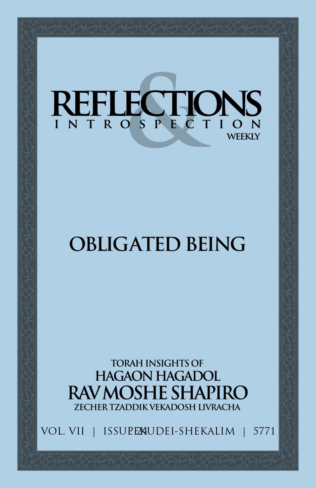 Cover of Obligated Being