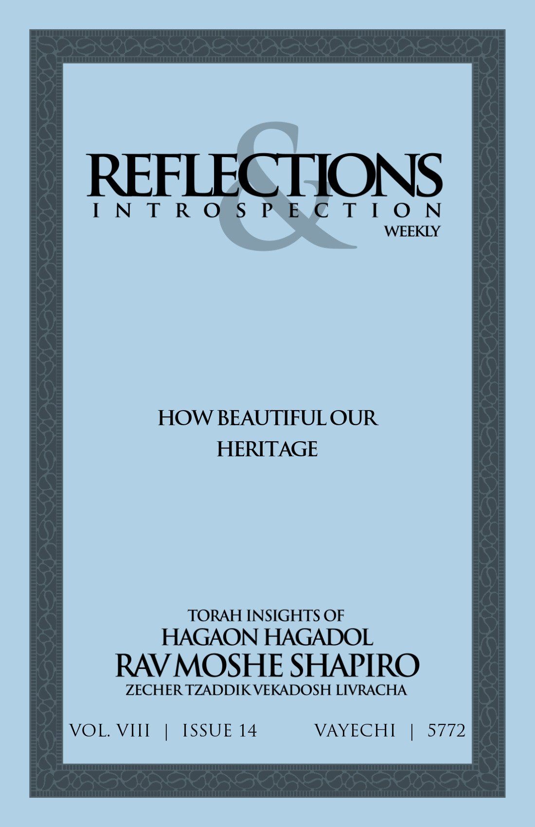 Cover of How Beautiful Our Heritage
