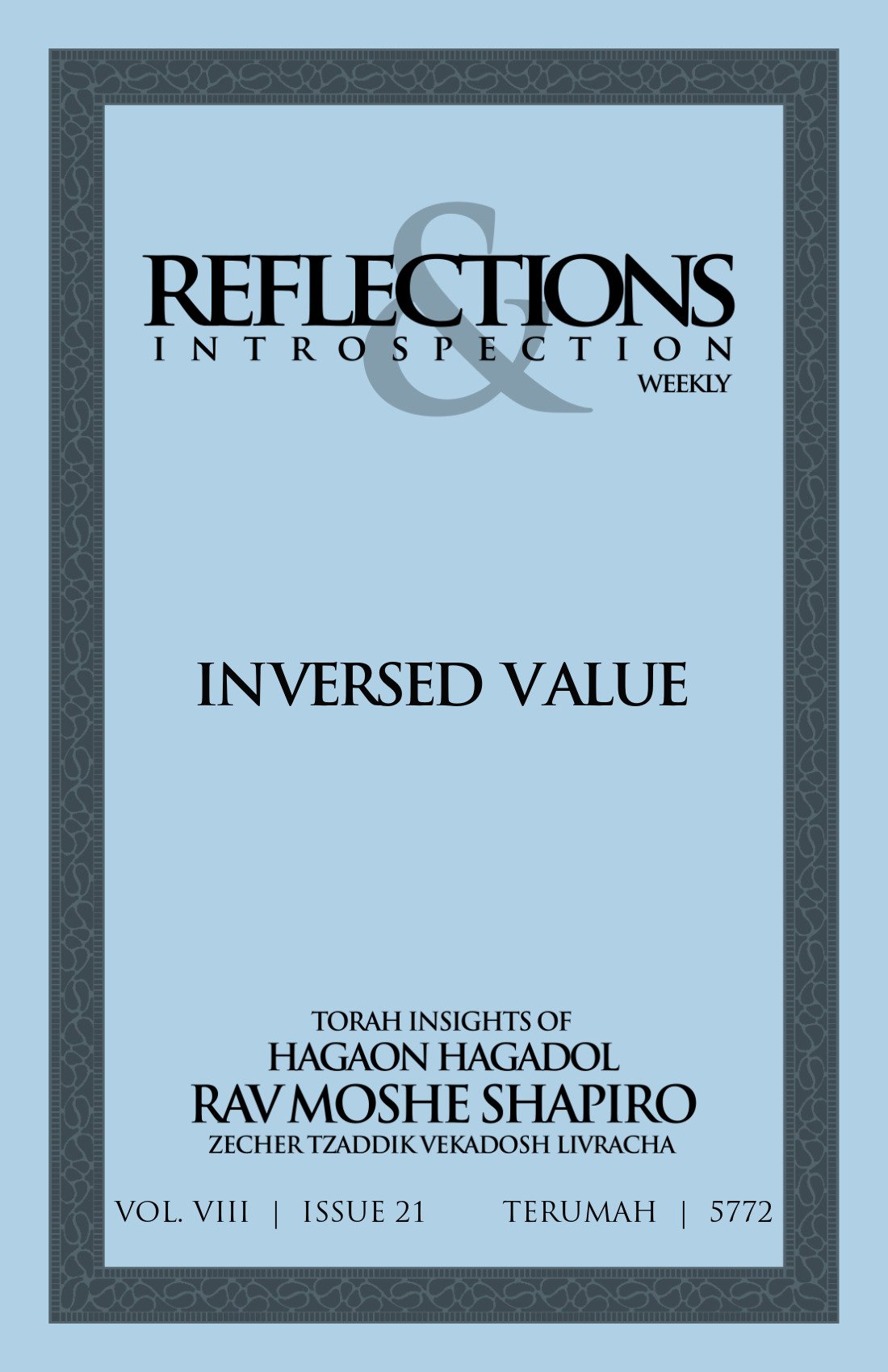 Cover of Inversed Value