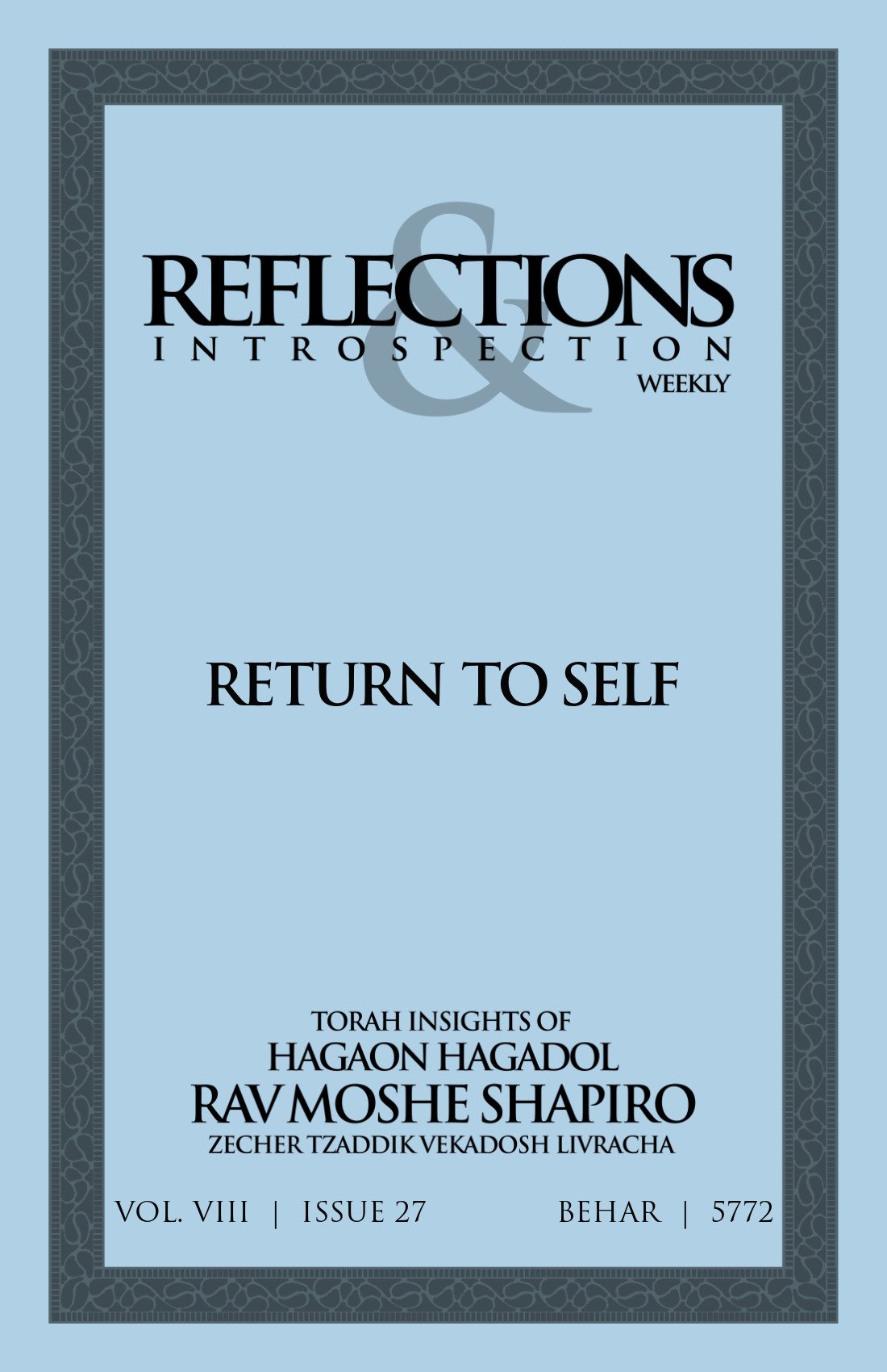 Cover of Return to Self