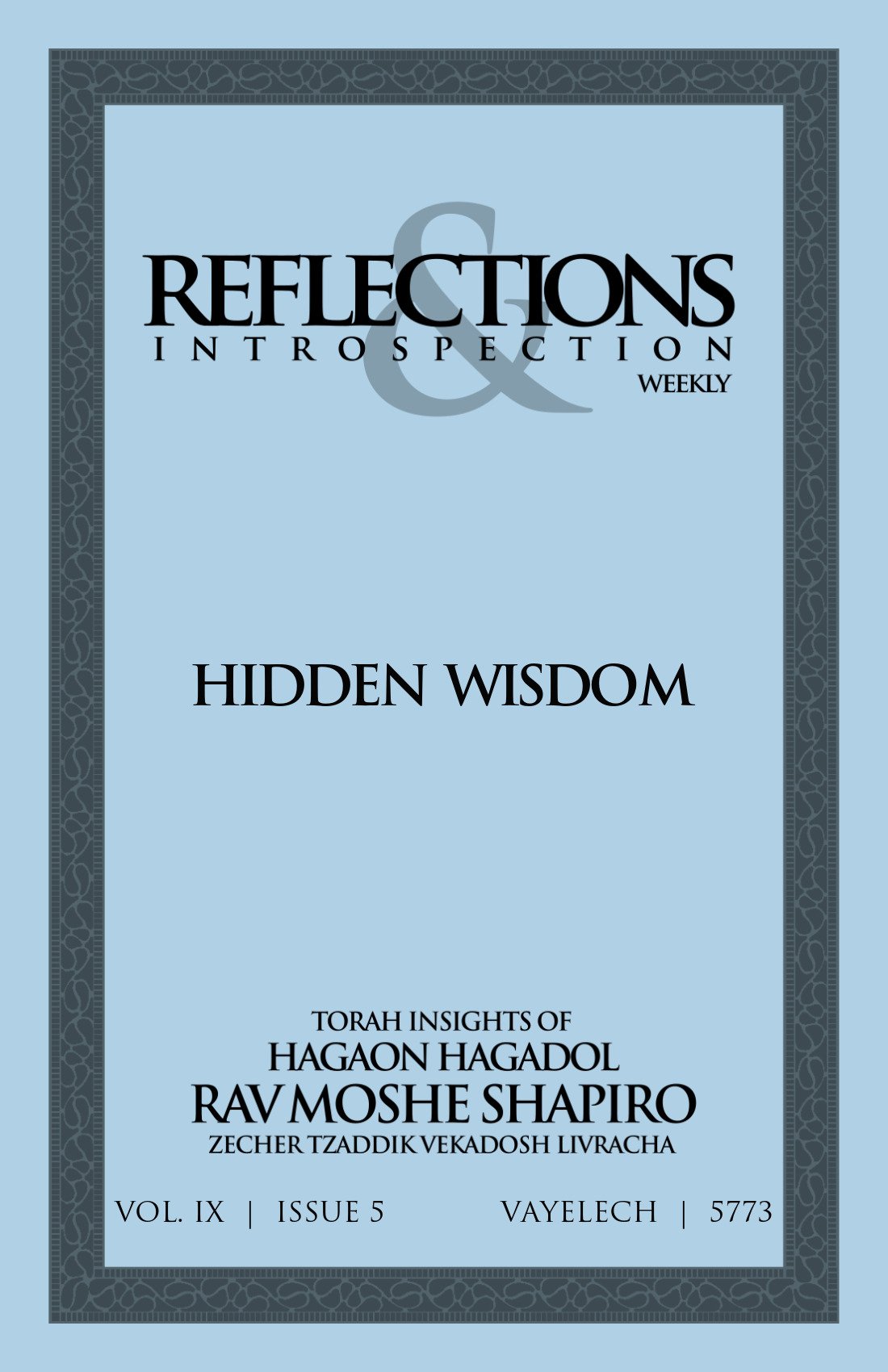 Cover of Hidden Wisdom