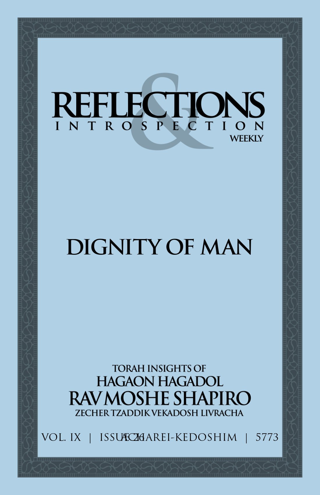 Cover of Dignity of Man