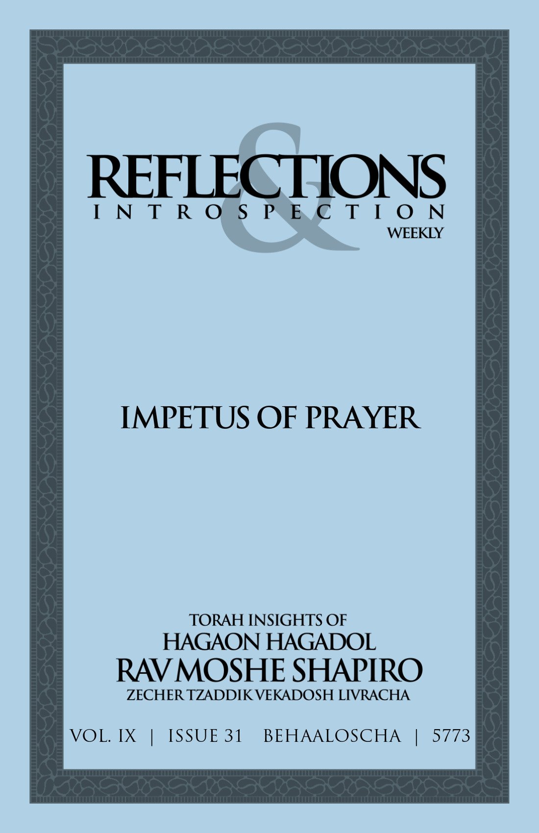 Cover of Impetus of Prayer