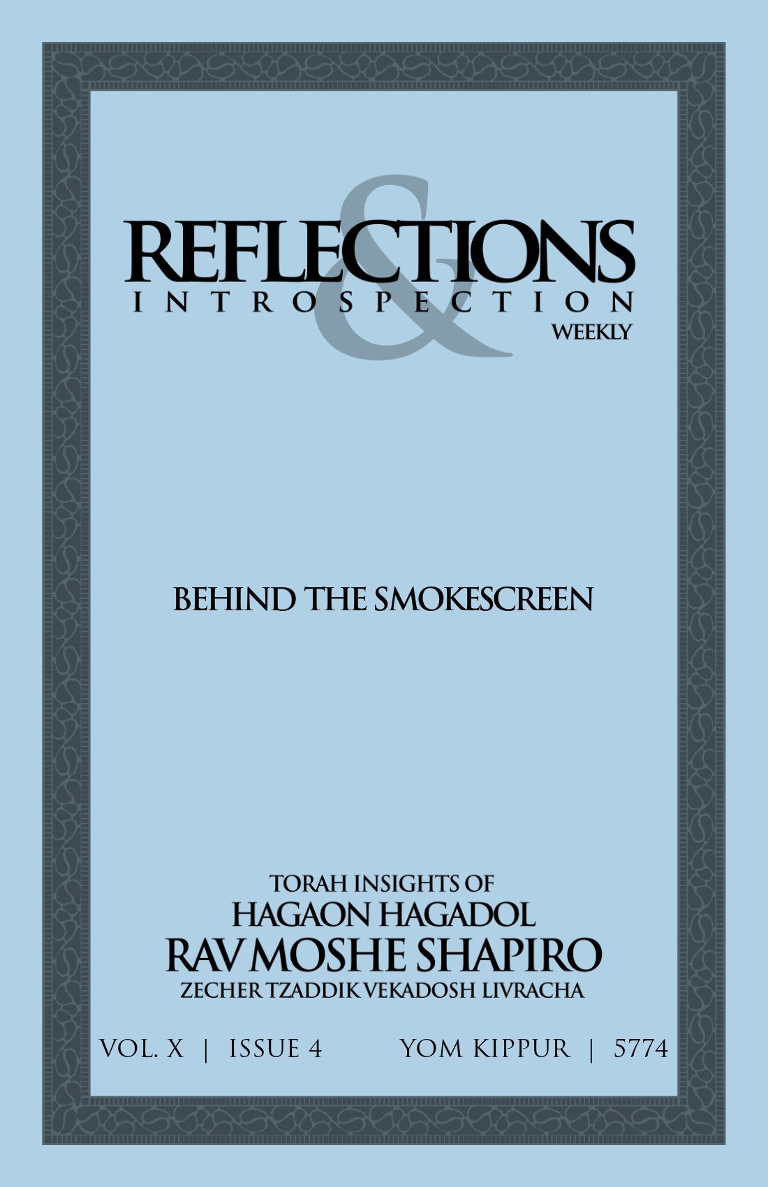 Cover of Behind the Smokescreen