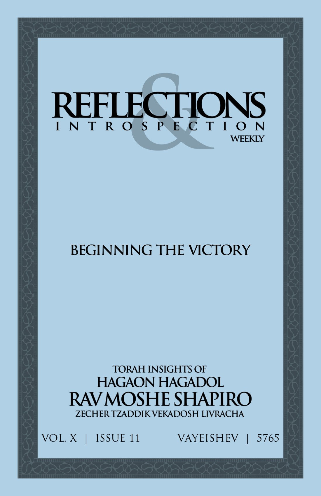 Cover of Beginning the Victory