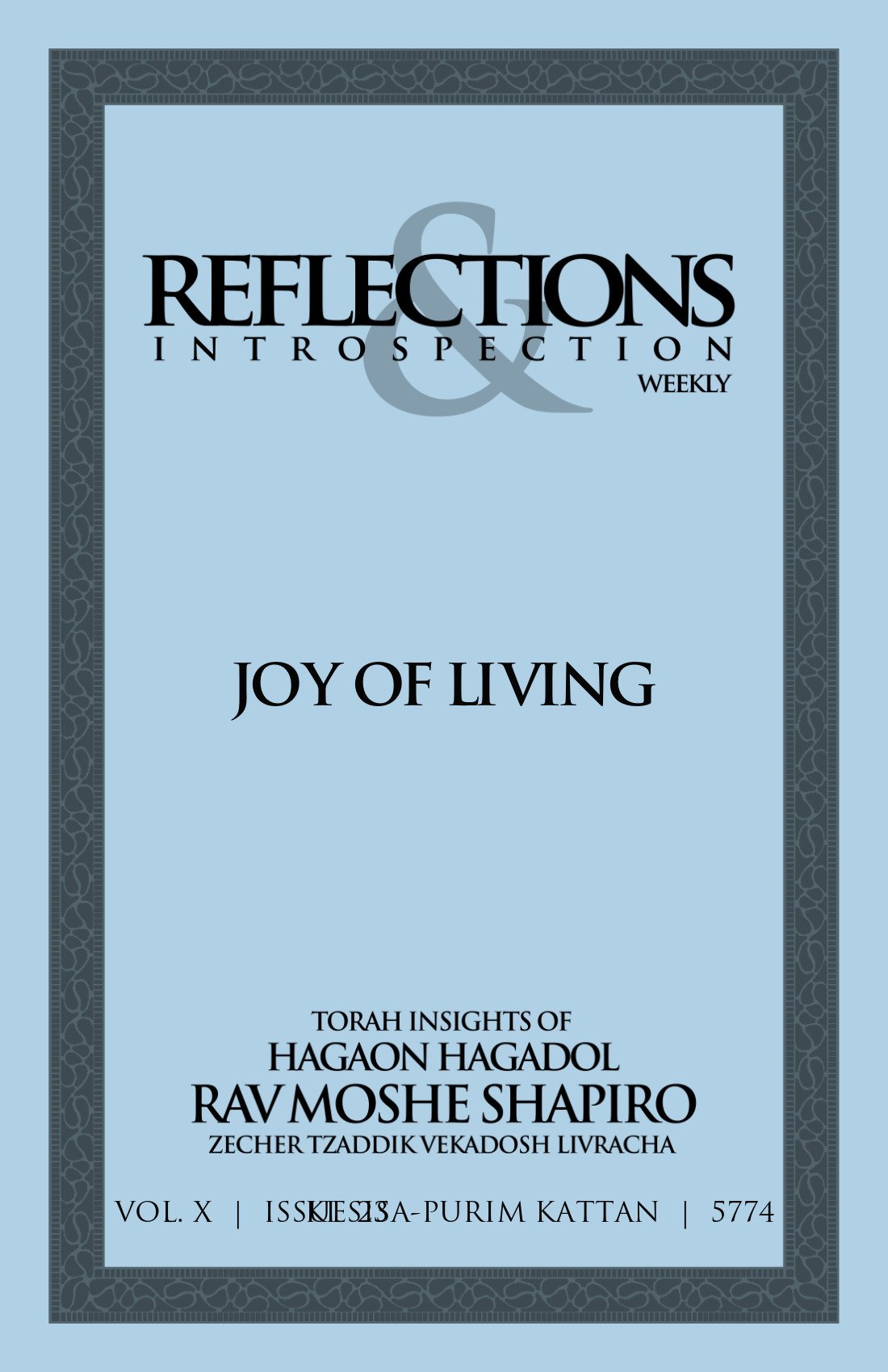 Cover of Joy of Living