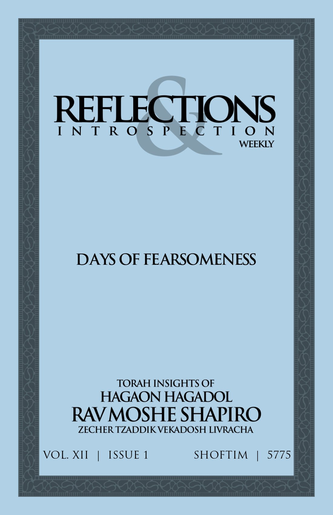 Cover of Days of Fearsomeness