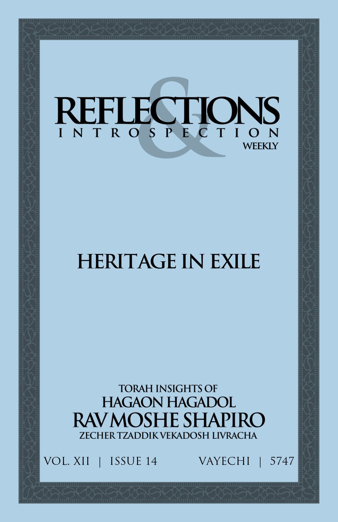Cover of Heritage in Exile