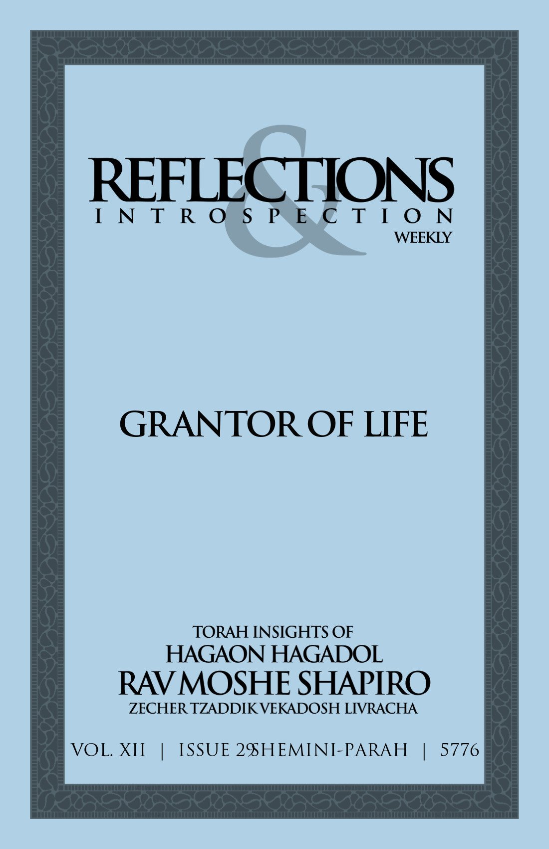 Cover of Grantor of Life