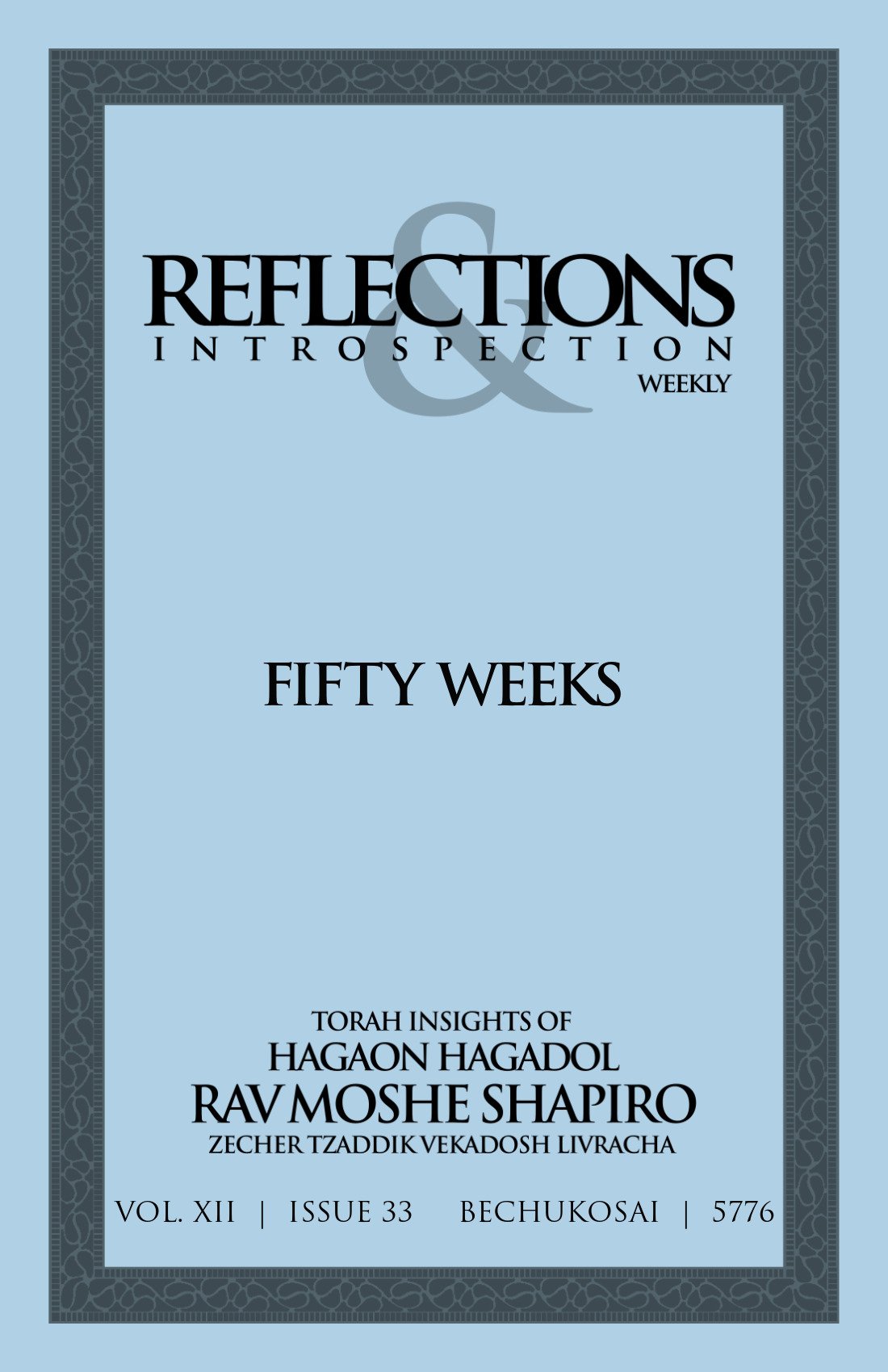 Cover of Fifty Weeks