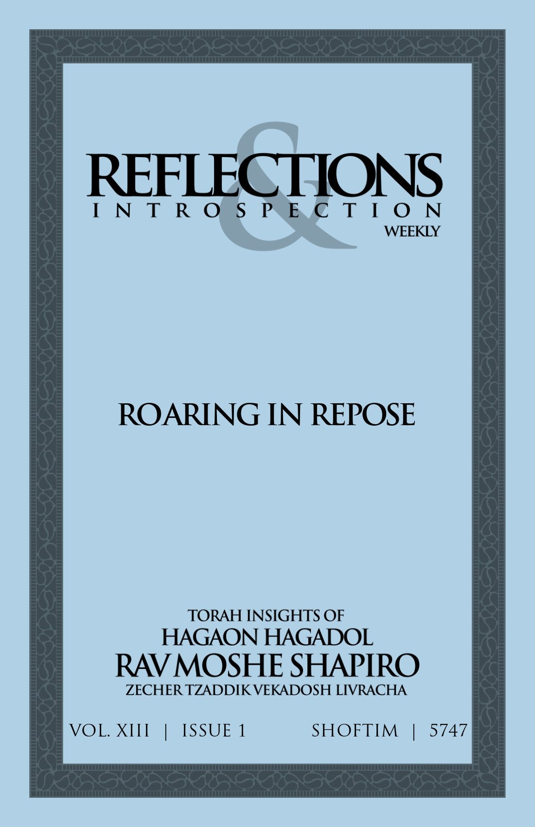 Cover of Roaring in Repose