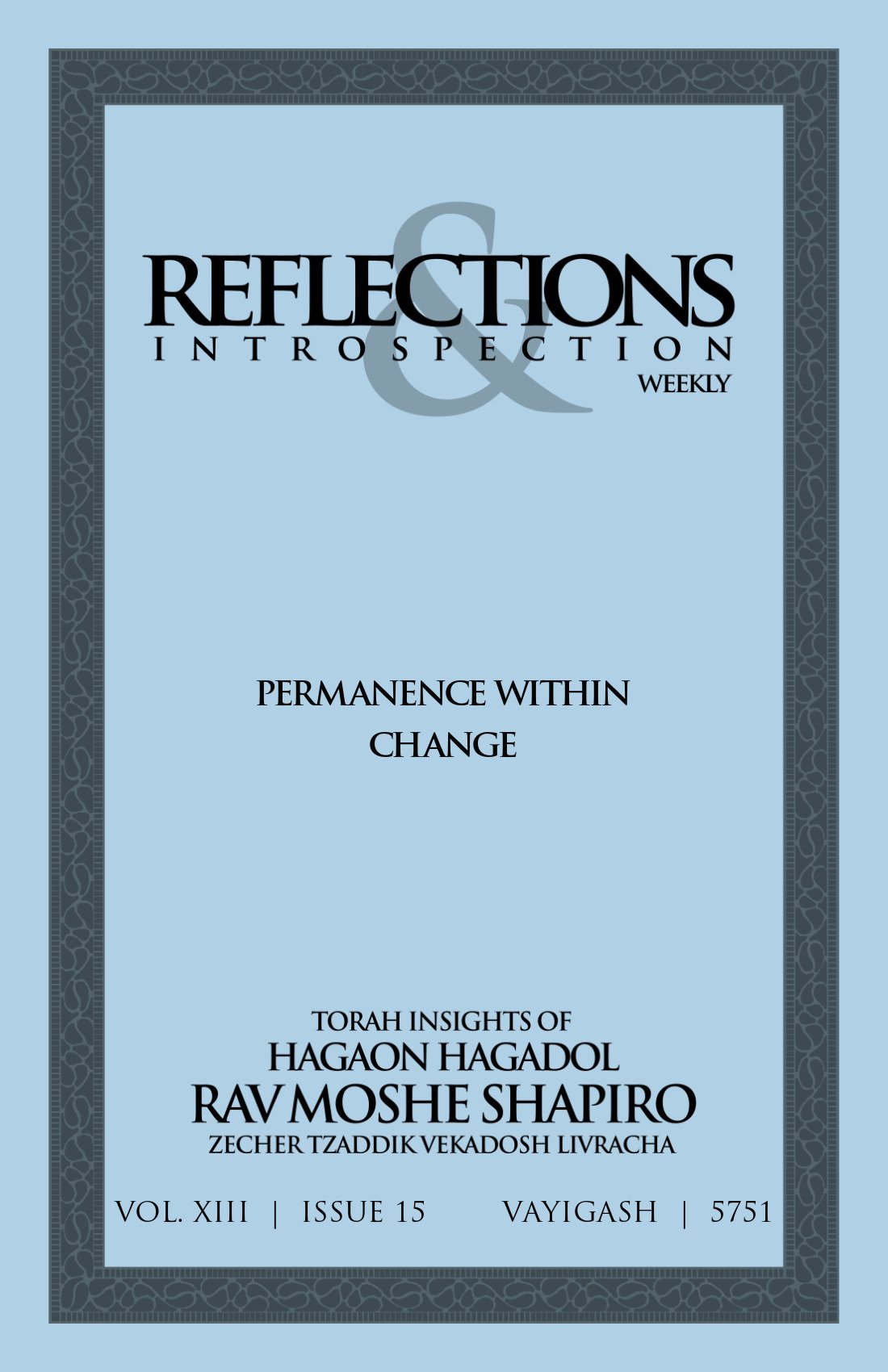 Cover of Permanence Within Change