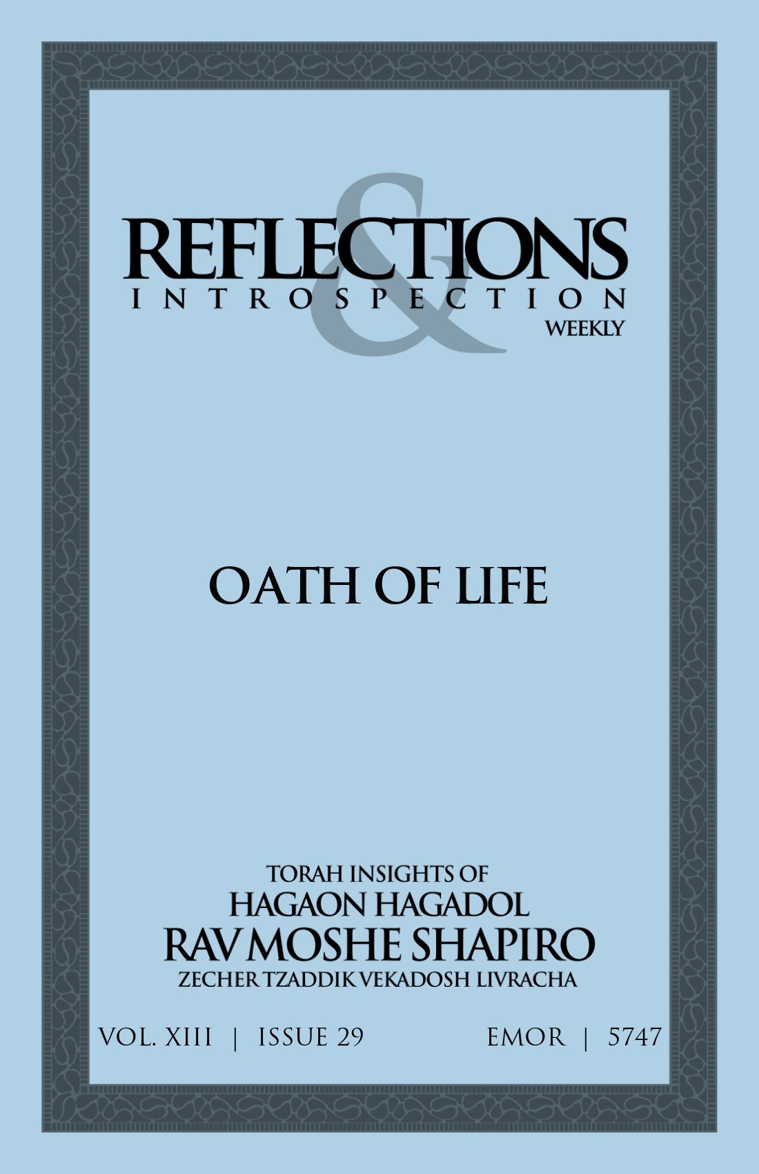 Cover of Oath of Life