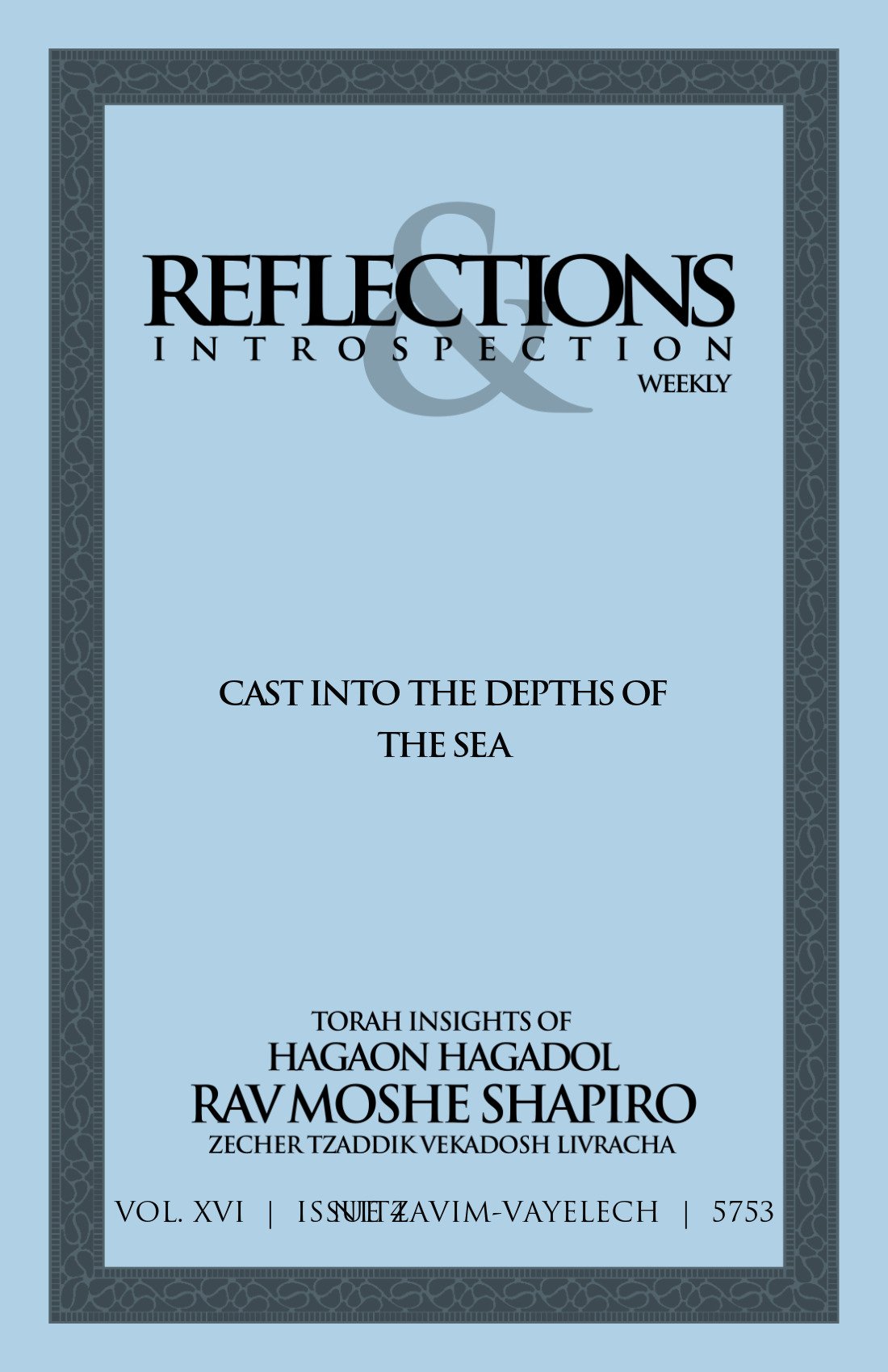 Cover of Cast into the Depths of the Sea