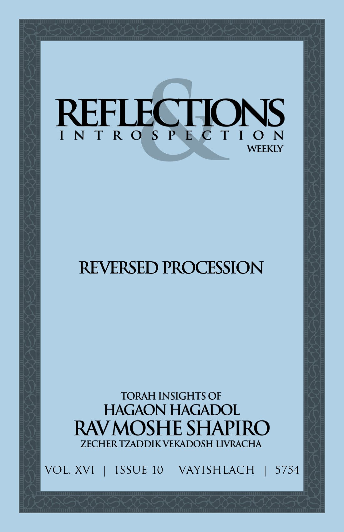 Cover of Reversed Procession
