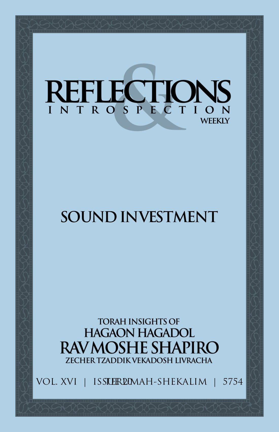 Cover of Sound Investment