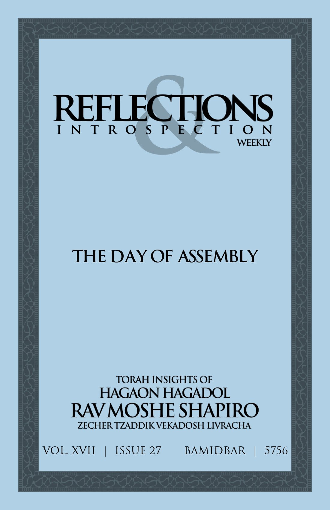 Cover of The Day of Assembly