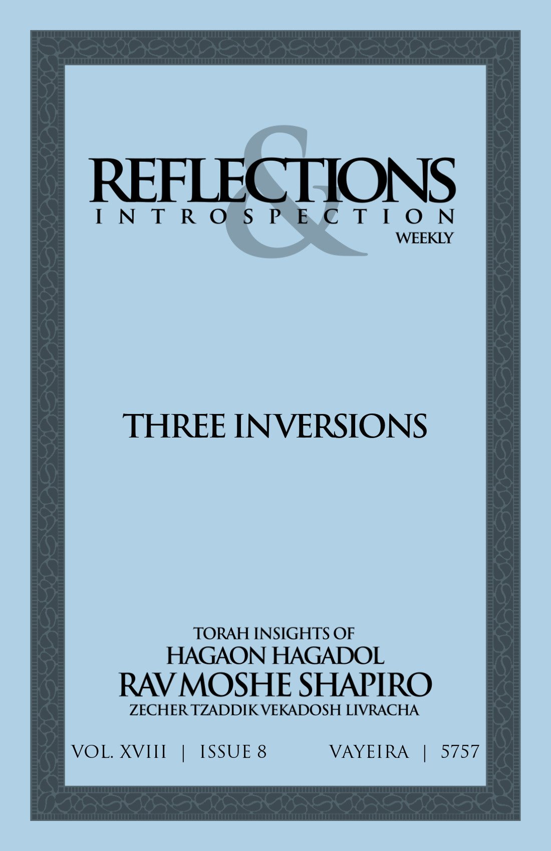Cover of Three Inversions