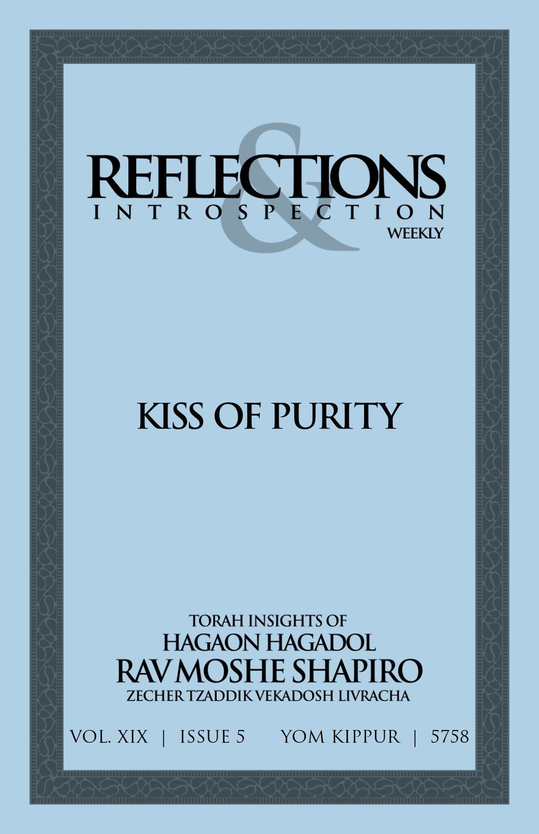 Cover of Kiss of Purity