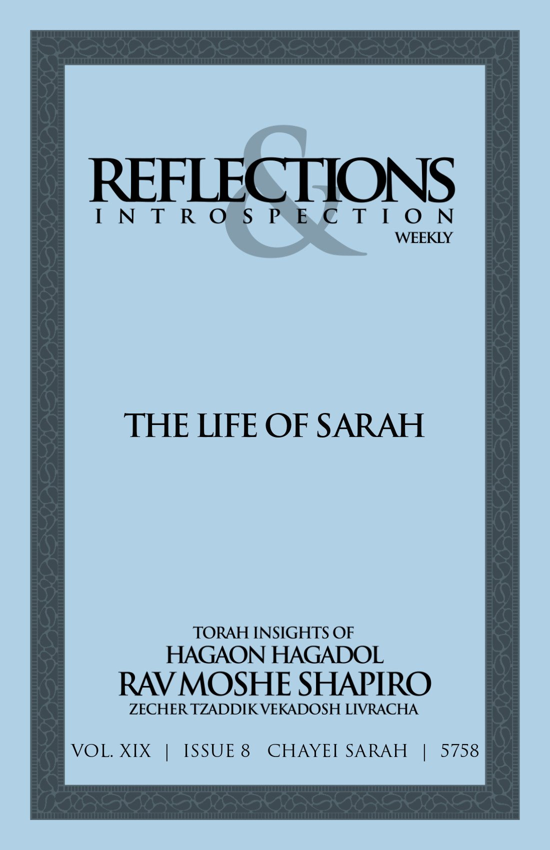 Cover of The Life of Sarah