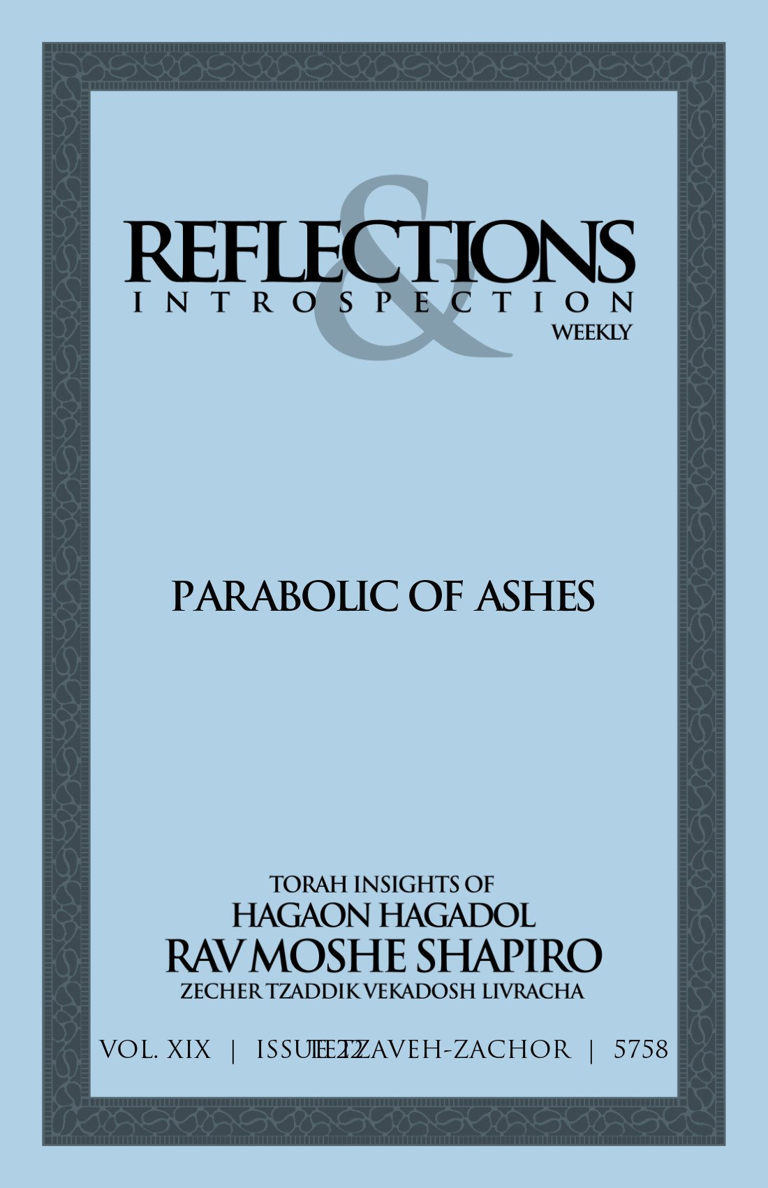 Cover of Parabolic of Ashes
