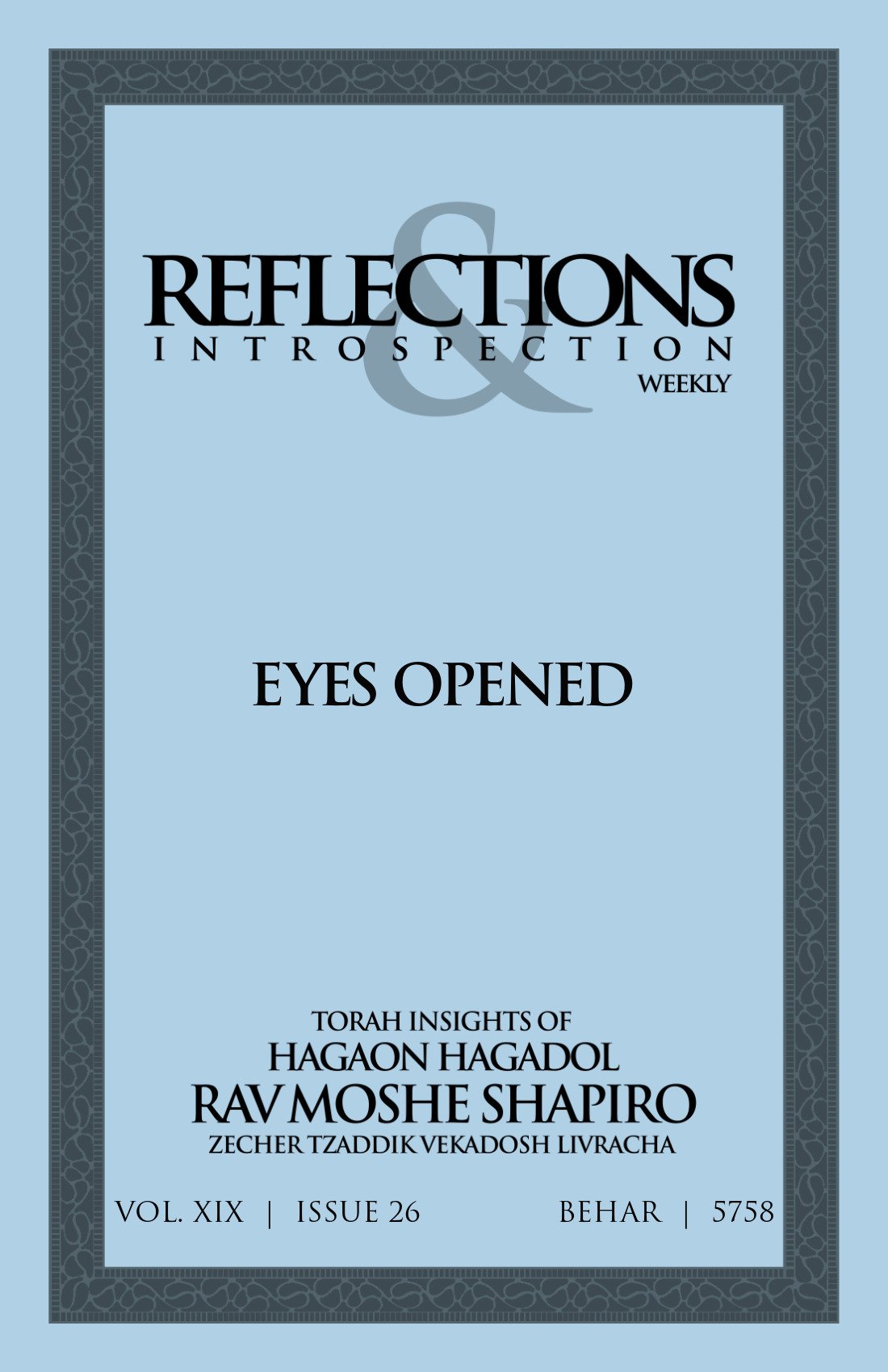 Cover of Eyes Opened