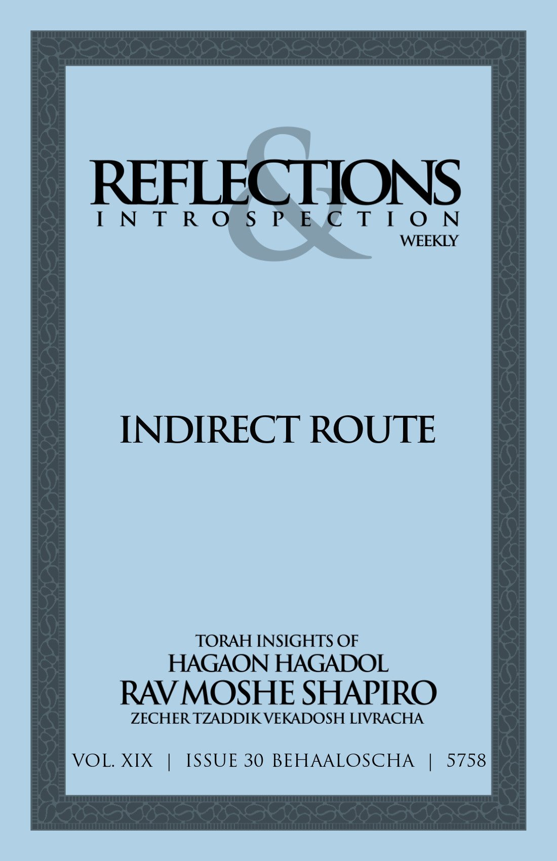 Cover of Indirect Route