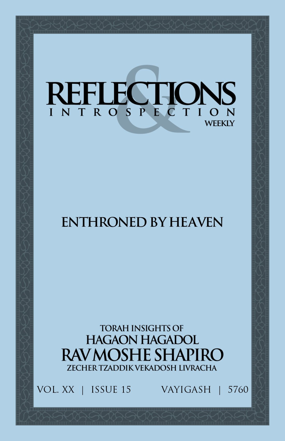 Cover of Enthroned by Heaven